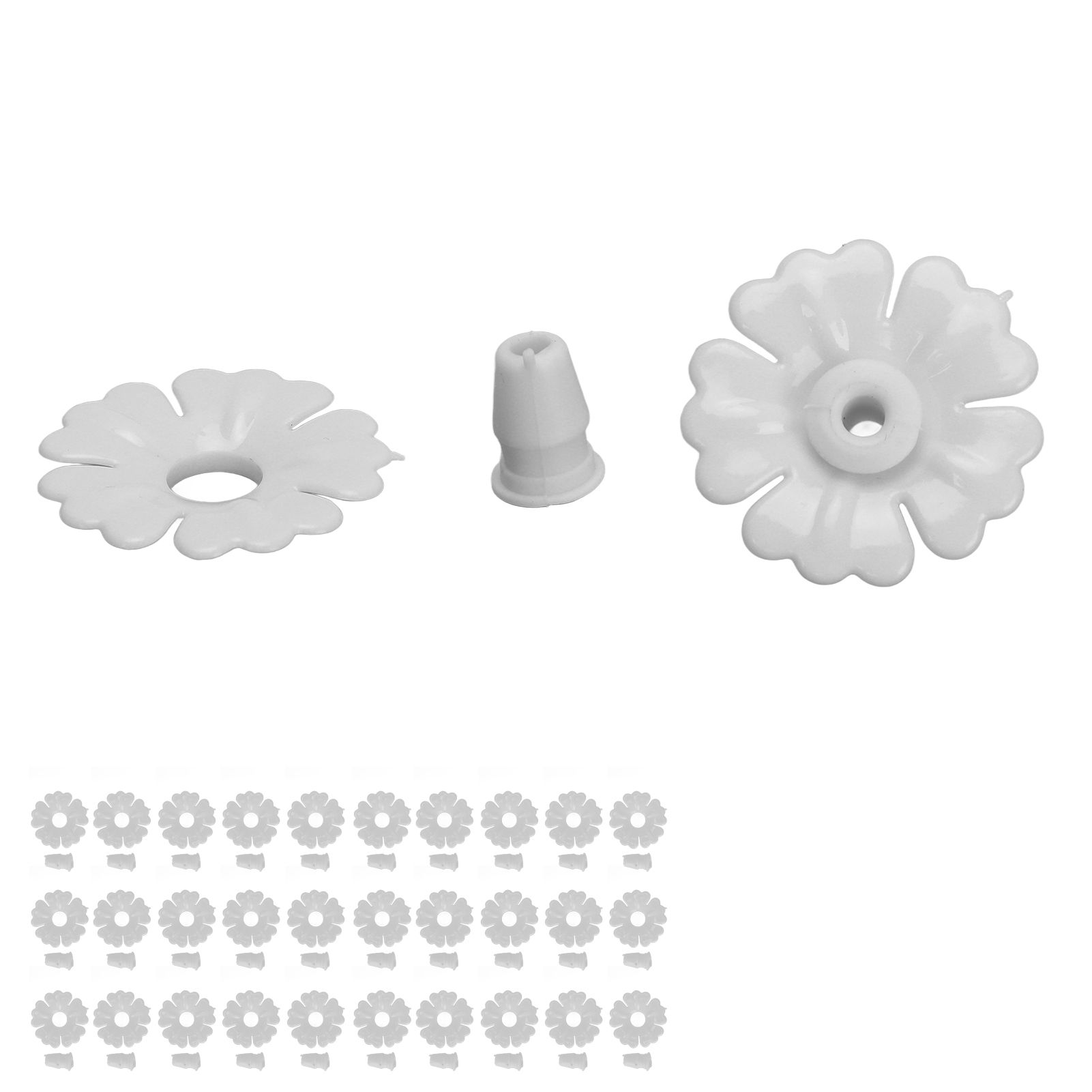 30 Set Hummingbird Feeder Flowers Hanging Bird Feeding Ports Replacement Parts view 6