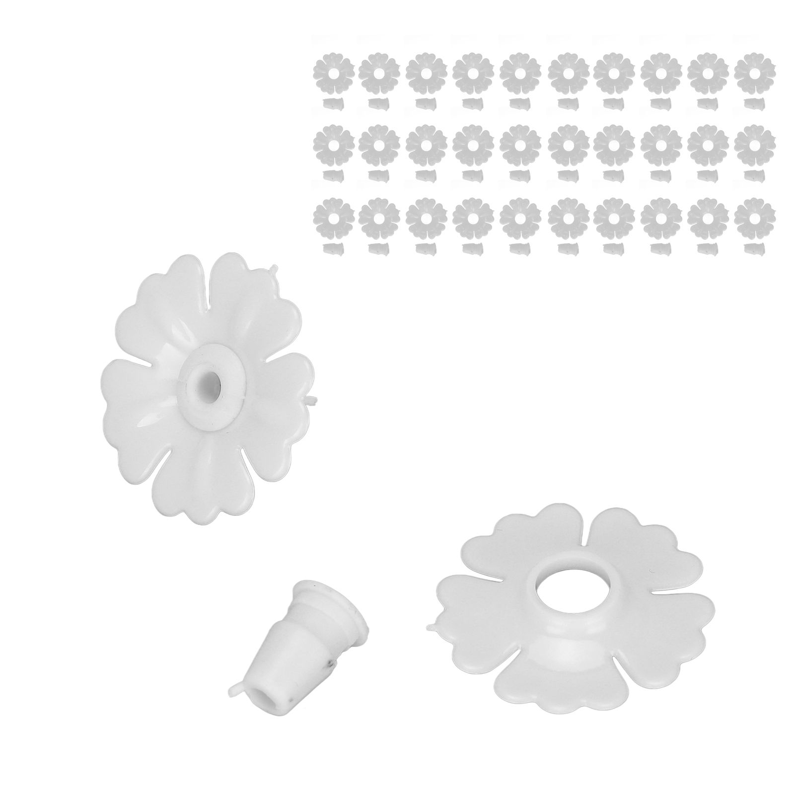 30 Set Hummingbird Feeder Flowers Hanging Bird Feeding Ports Replacement Parts view 8