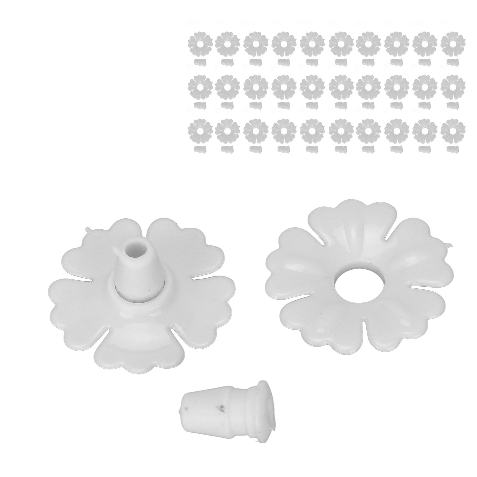 30 Set Hummingbird Feeder Flowers Hanging Bird Feeding Ports Replacement Parts view 9