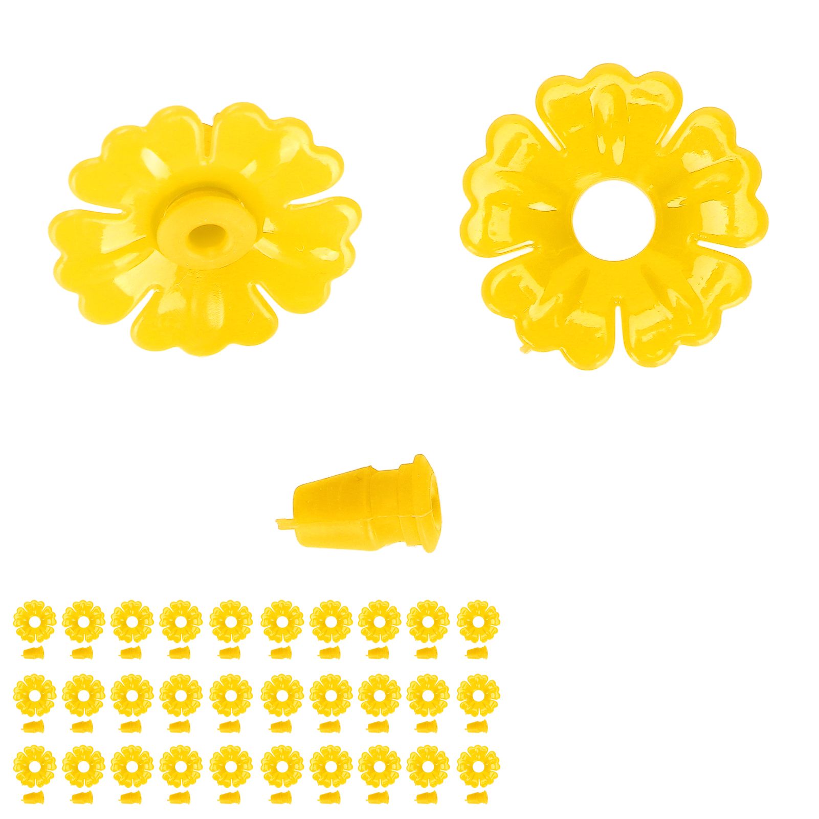 30 Set Hummingbird Feeder Flowers Hanging Bird Feeding Ports Replacement Parts view 2