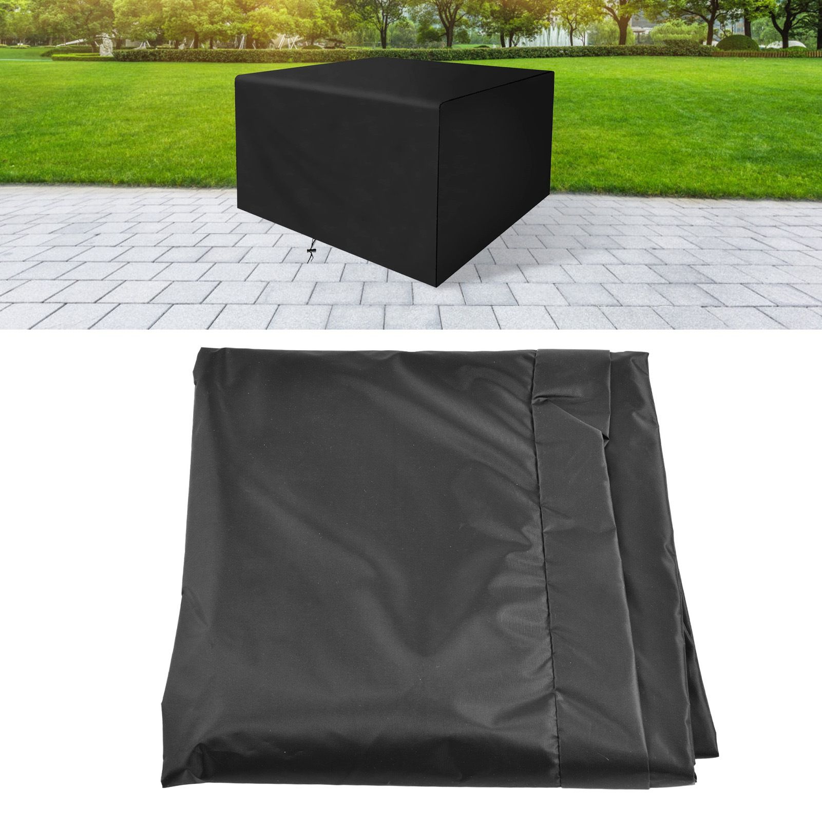 Patio Furniture Covers Quadrate 150x125x110cm/59.1x49.2x43.3in Dustproof view 11