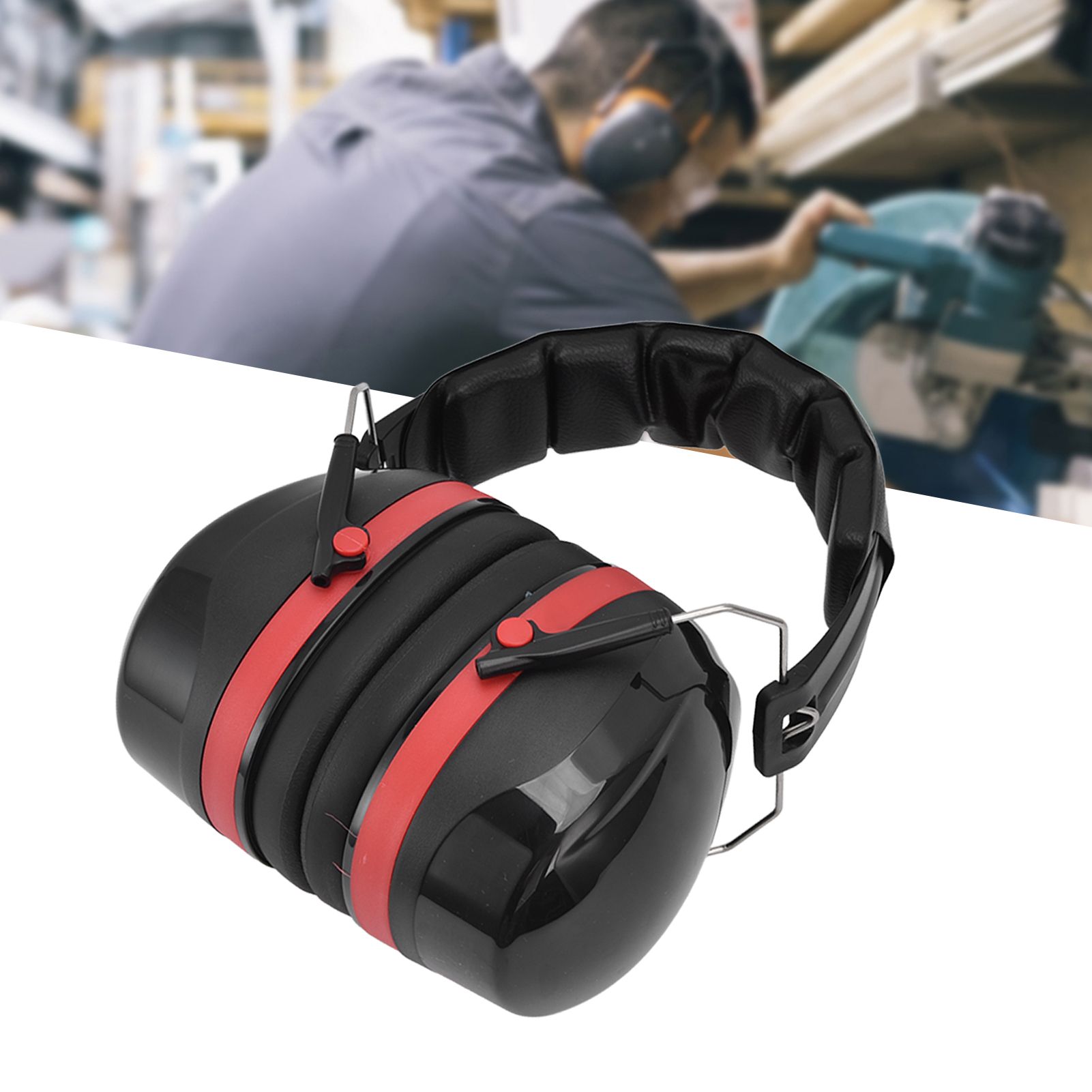 Foldable Shooting Hearing Protection Ear Muffs Noise Reduction Safety Earmuff view 12