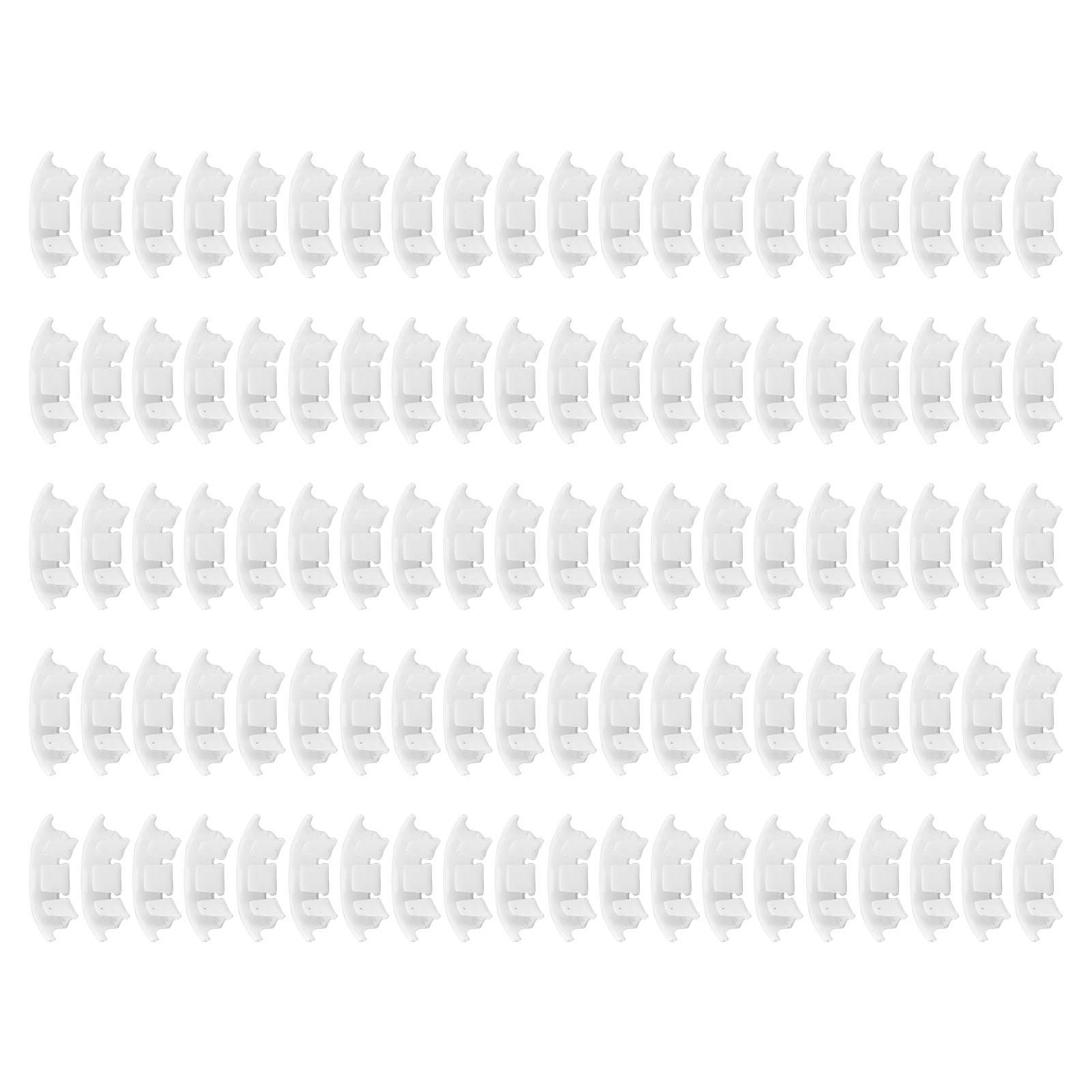 100Pcs Plant Support Clips Durable Plastic Grow Upright Vine Fixation Wide view 2