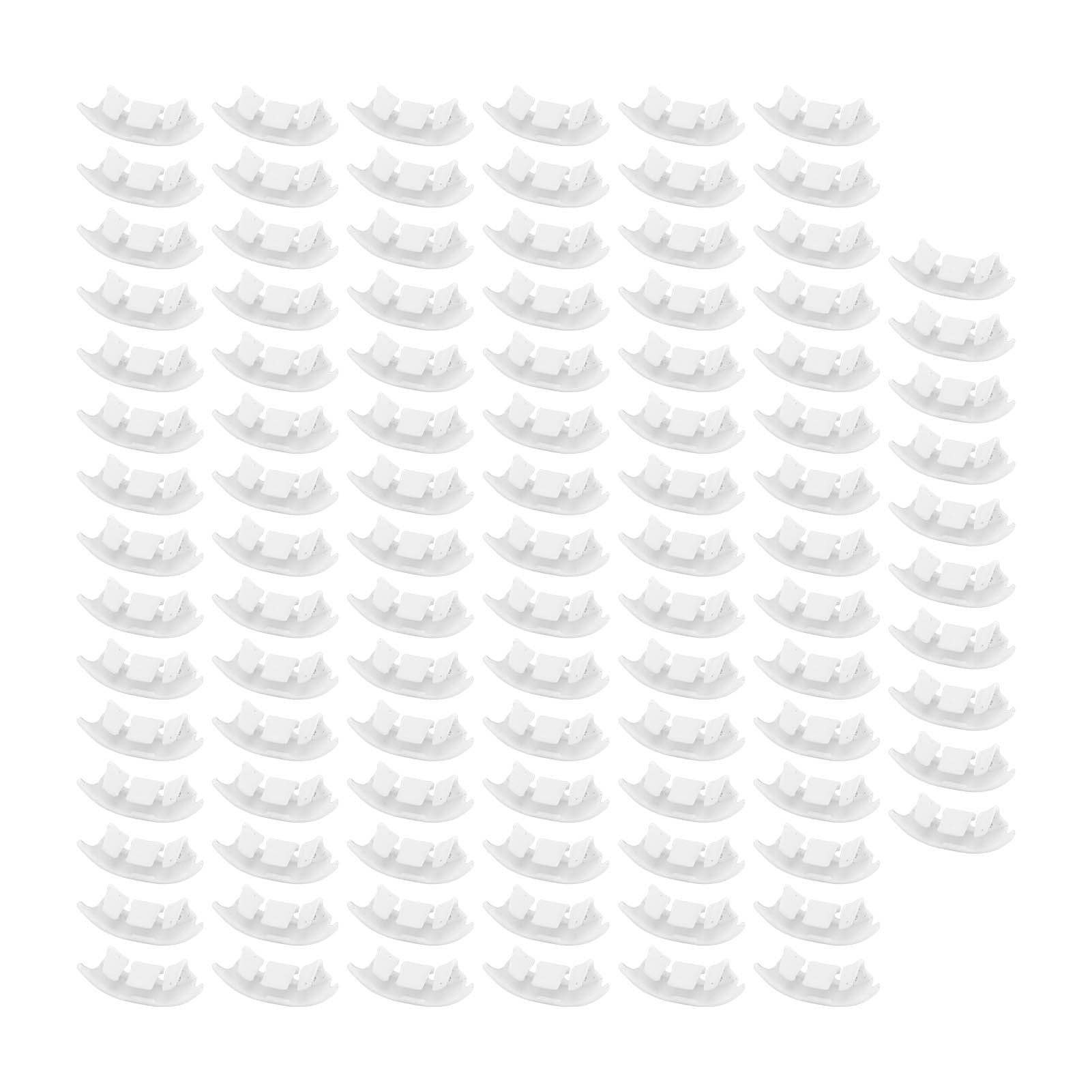100Pcs Plant Support Clips Durable Plastic Grow Upright Vine Fixation Wide view 10