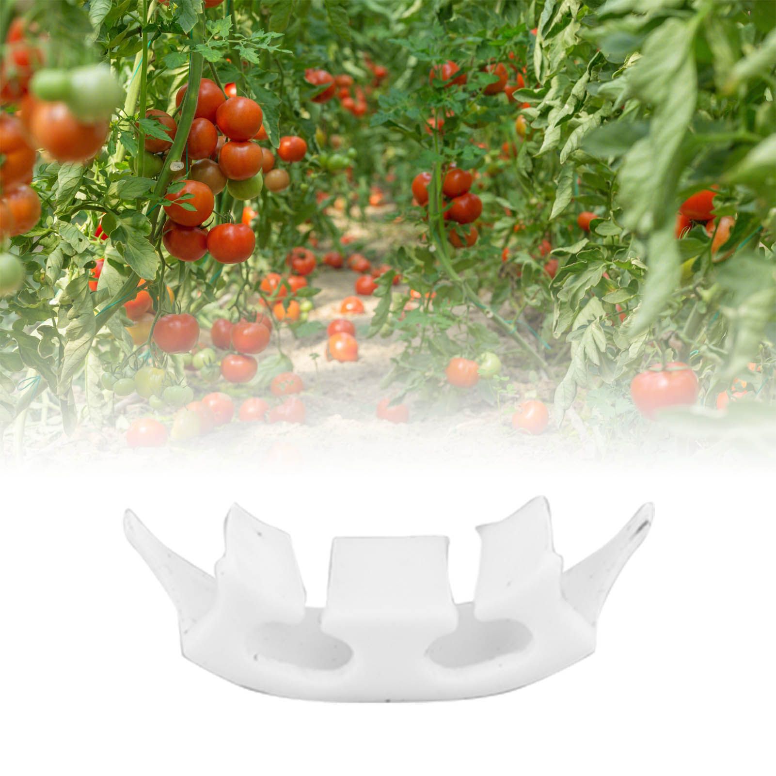 100Pcs Plant Support Clips Durable Plastic Grow Upright Vine Fixation Wide view 12
