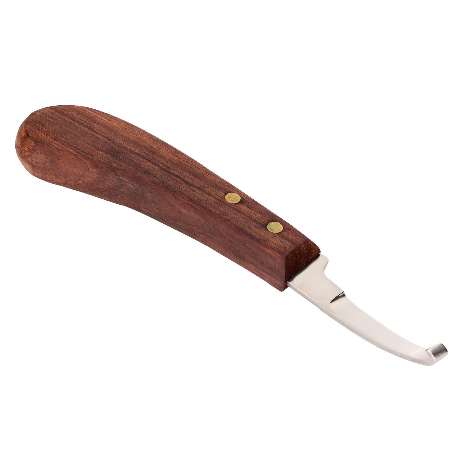 Steel Hoof Knife with Wooden Handle Pointed Cattle Livestock Hand Hoof view 2