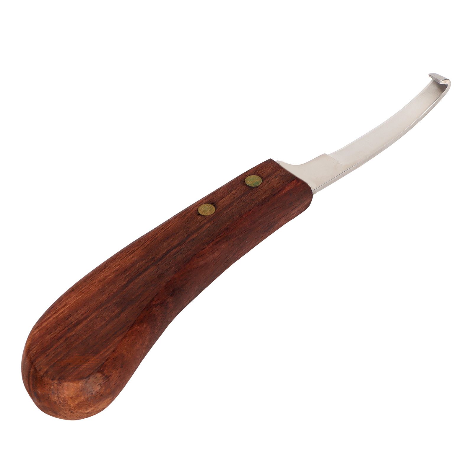 Steel Hoof Knife with Wooden Handle Pointed Cattle Livestock Hand Hoof view 3