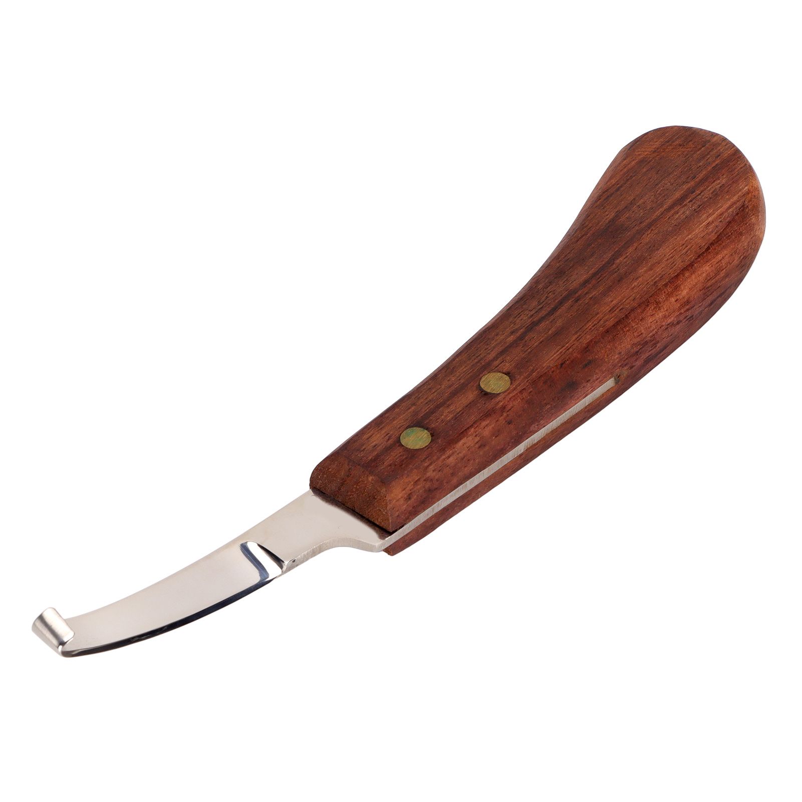 Steel Hoof Knife with Wooden Handle Pointed Cattle Livestock Hand Hoof view 4