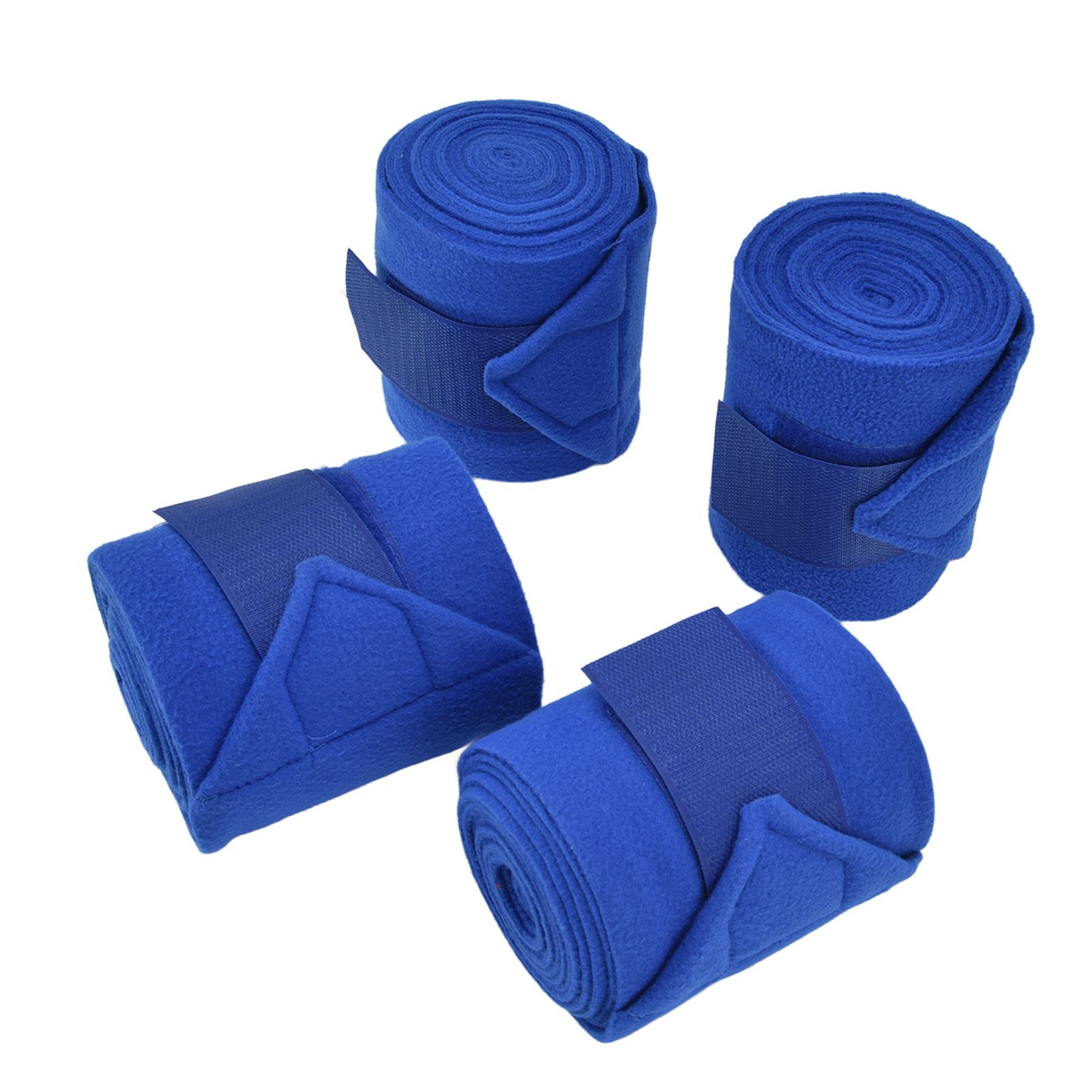 4Pcs Horse Leg Warp Hoop and Loop Fastener Guard Soft Polyester Set Kit for view 2