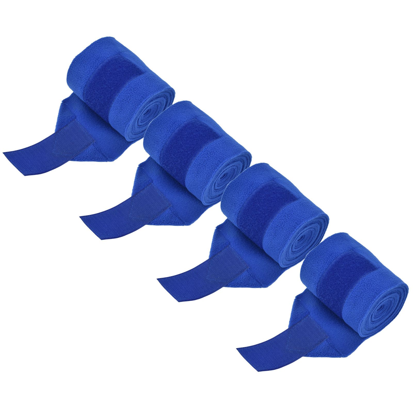 4Pcs Horse Leg Warp Hoop and Loop Fastener Guard Soft Polyester Set Kit for view 3