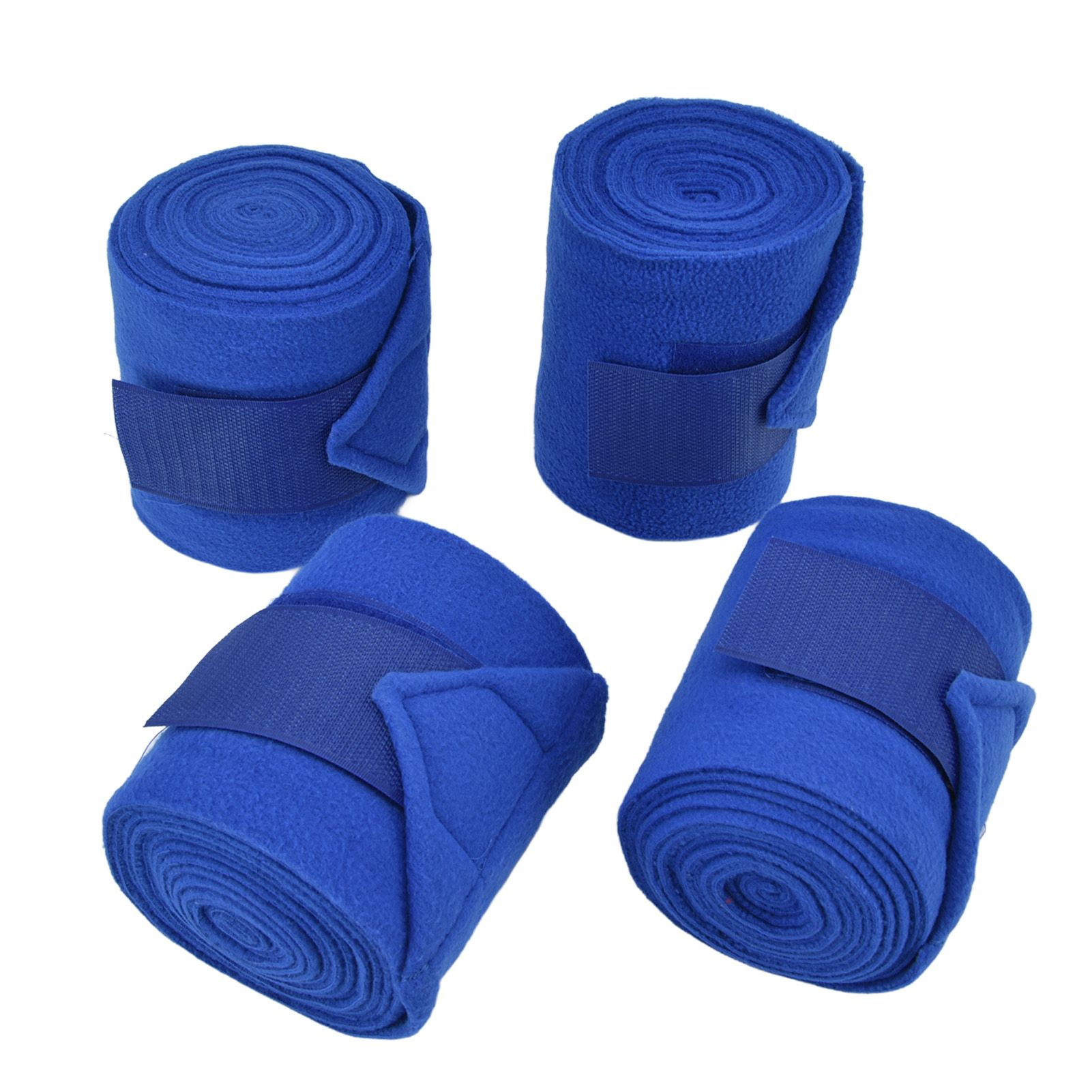 4Pcs Horse Leg Warp Hoop and Loop Fastener Guard Soft Polyester Set Kit for view 6