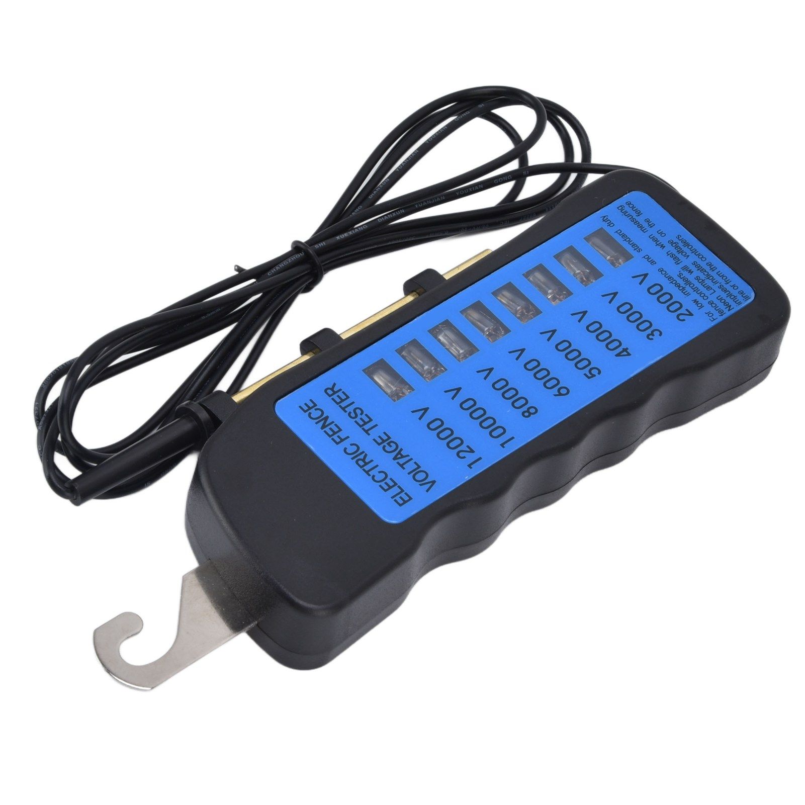 12KV Neon Fence Voltage Tester 2000 to 12000V 8 Neon Indicator Lights view 2