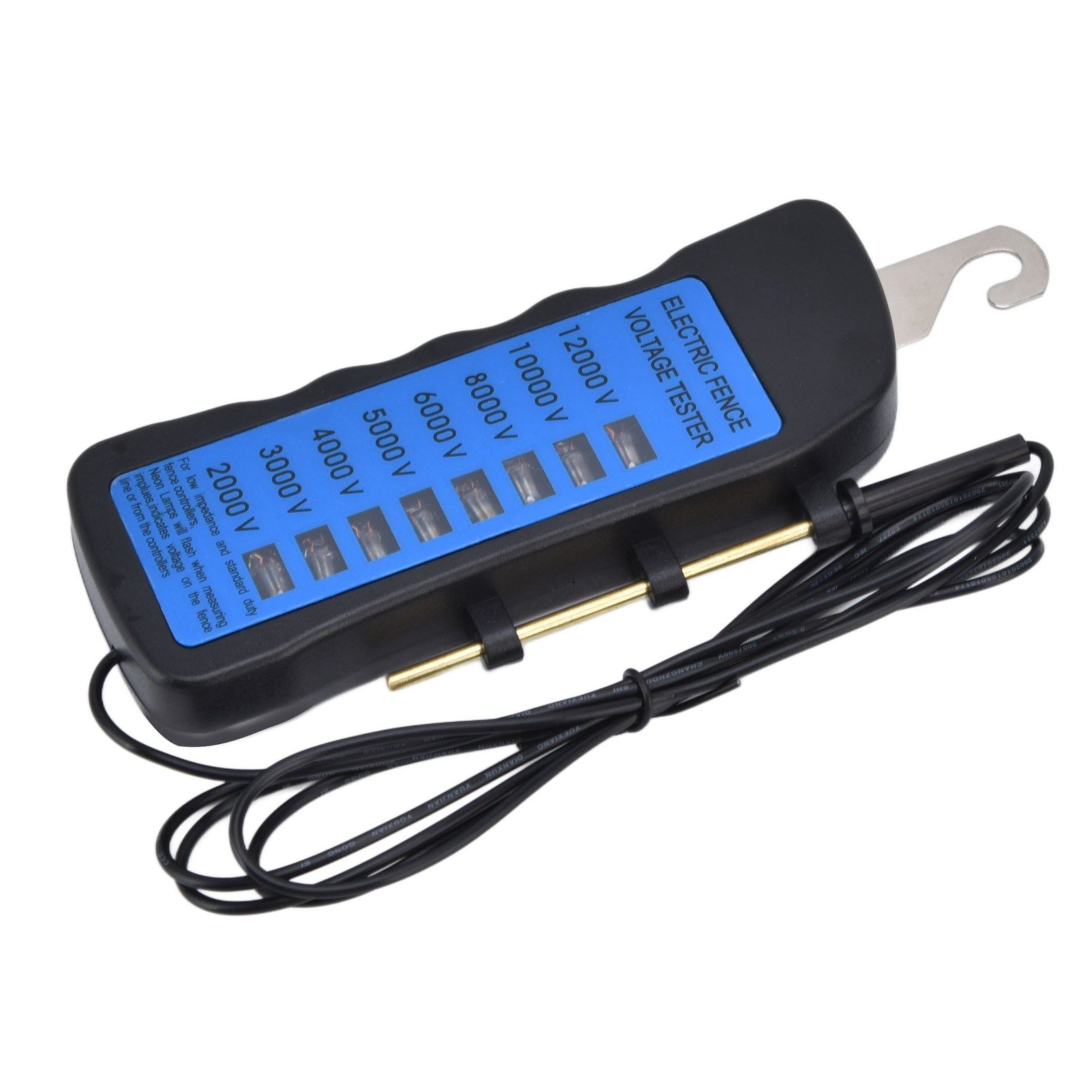 12KV Neon Fence Voltage Tester 2000 to 12000V 8 Neon Indicator Lights view 3