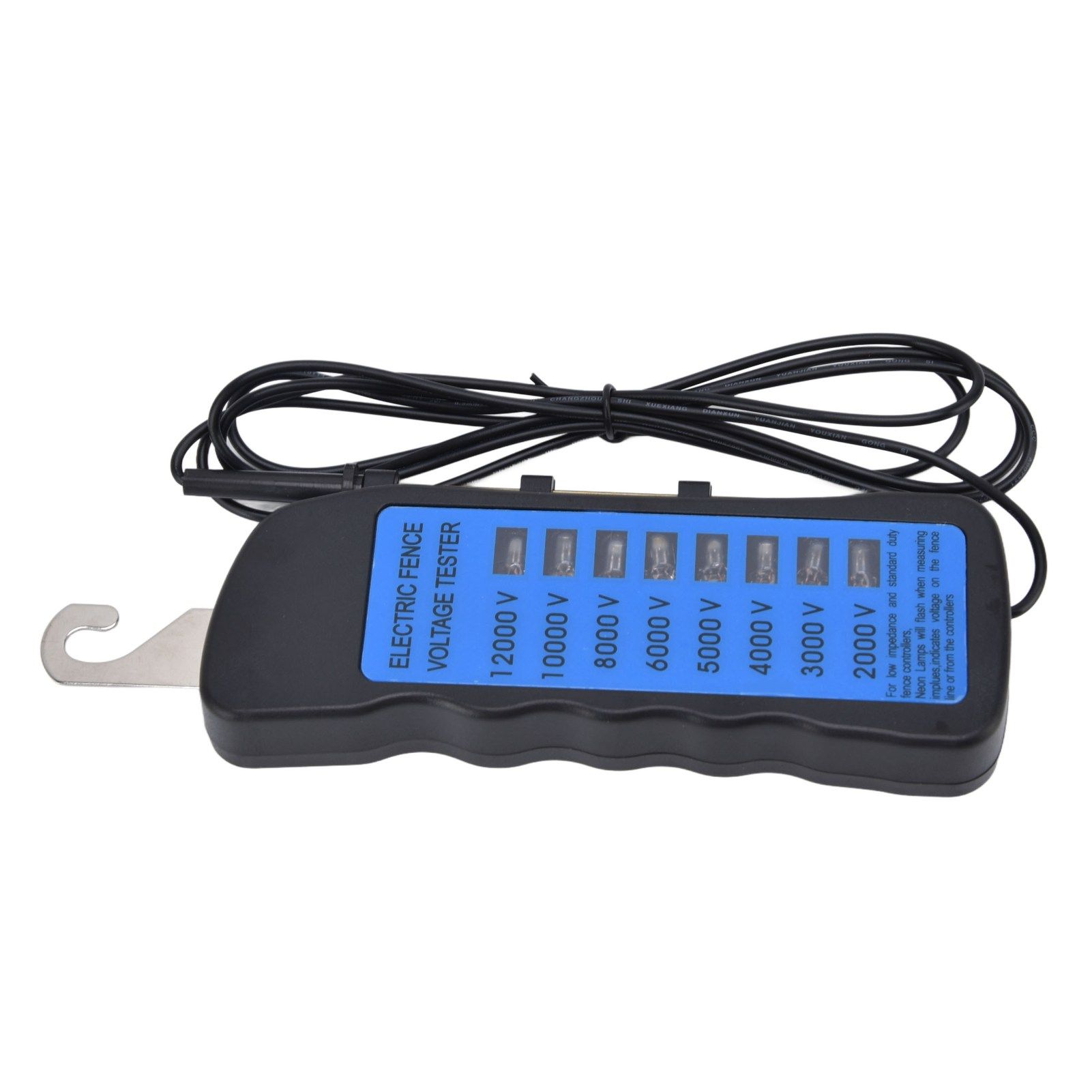 12KV Neon Fence Voltage Tester 2000 to 12000V 8 Neon Indicator Lights view 6