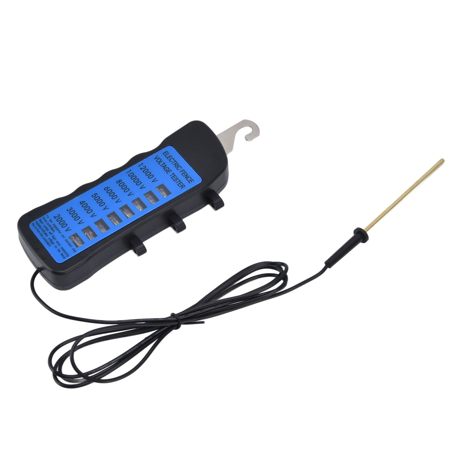 12KV Neon Fence Voltage Tester 2000 to 12000V 8 Neon Indicator Lights view 7