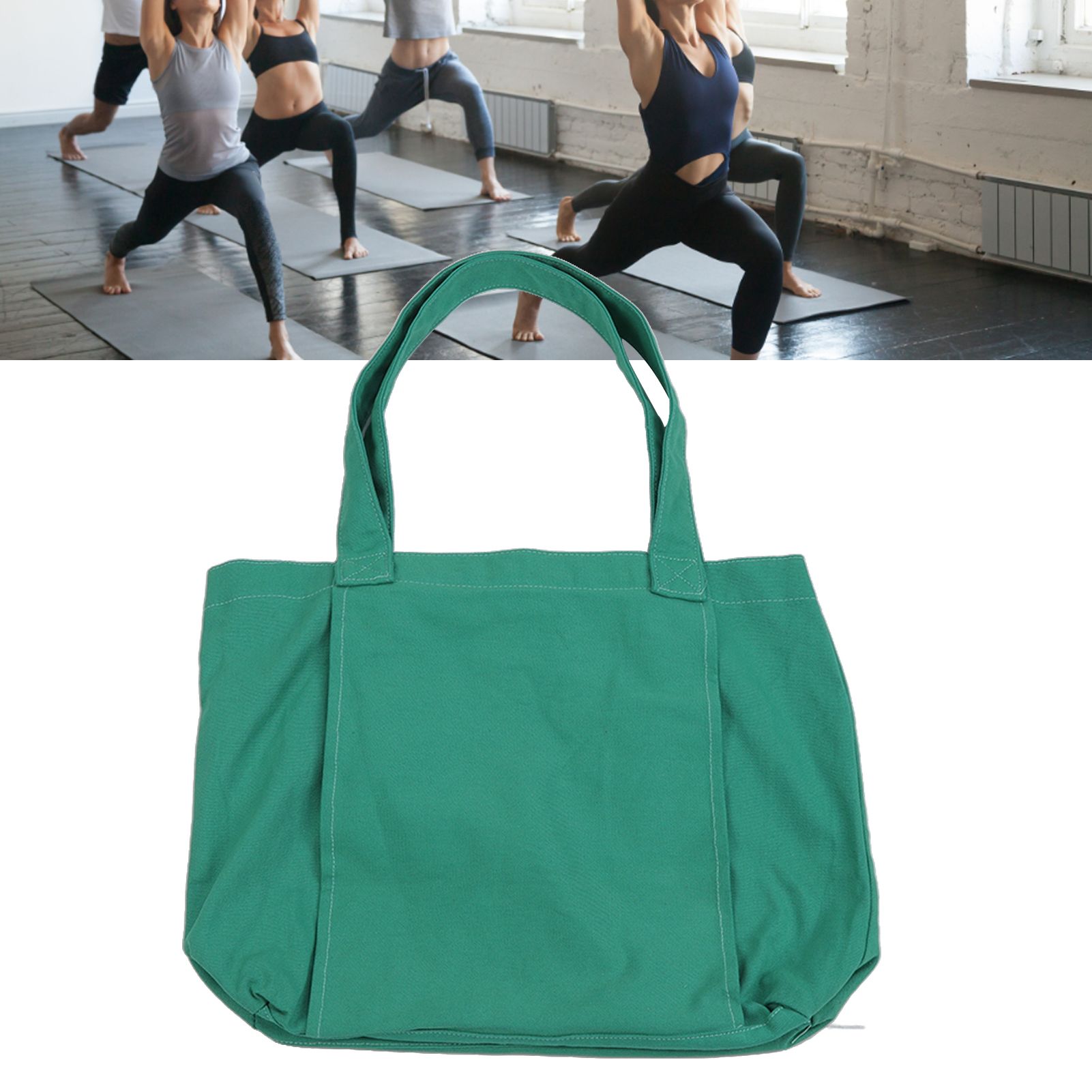 Yoga Tote Bag Large Capacity Portable Yoga Mat Carrier for Office Workout view 11