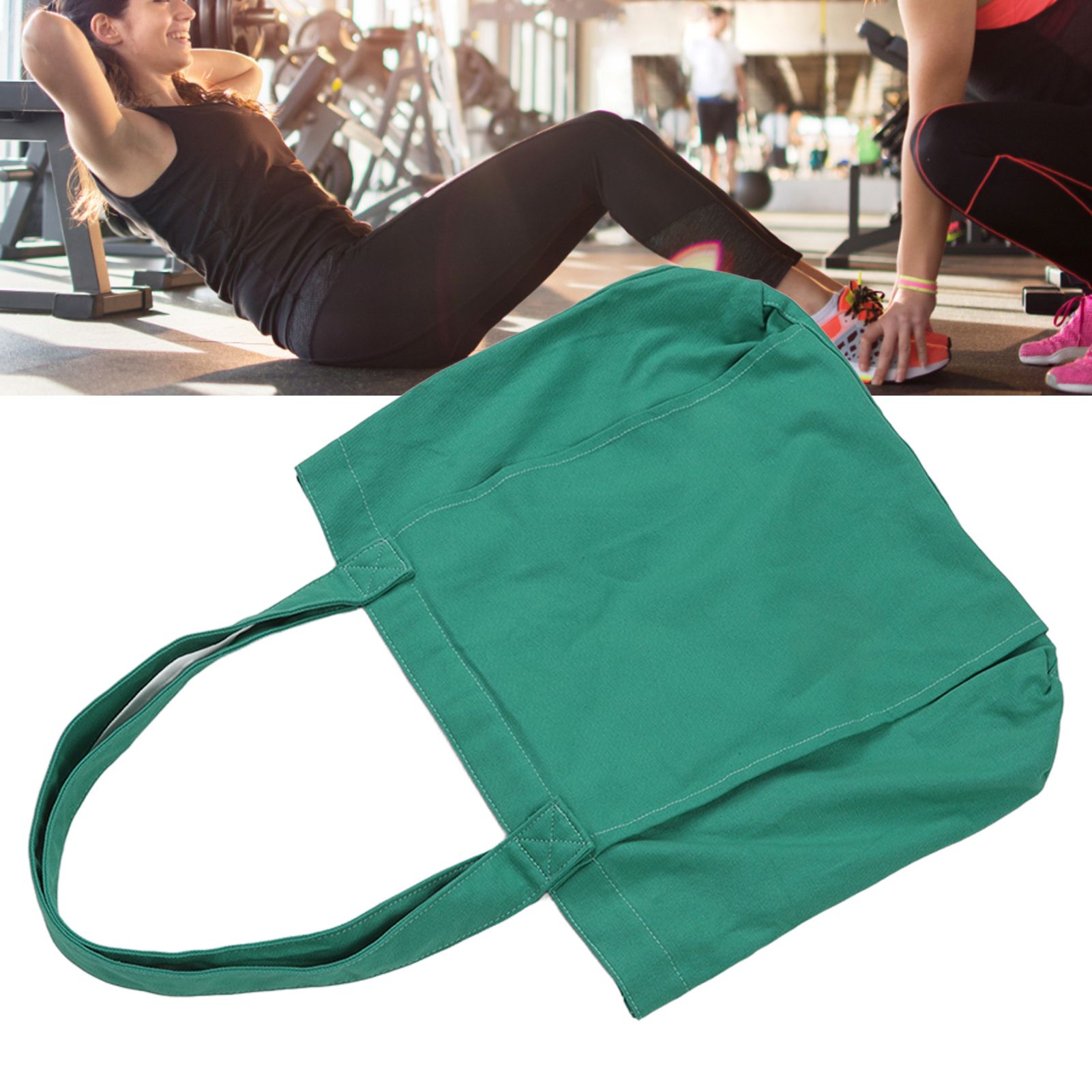 Yoga Tote Bag Large Capacity Portable Yoga Mat Carrier for Office Workout view 12