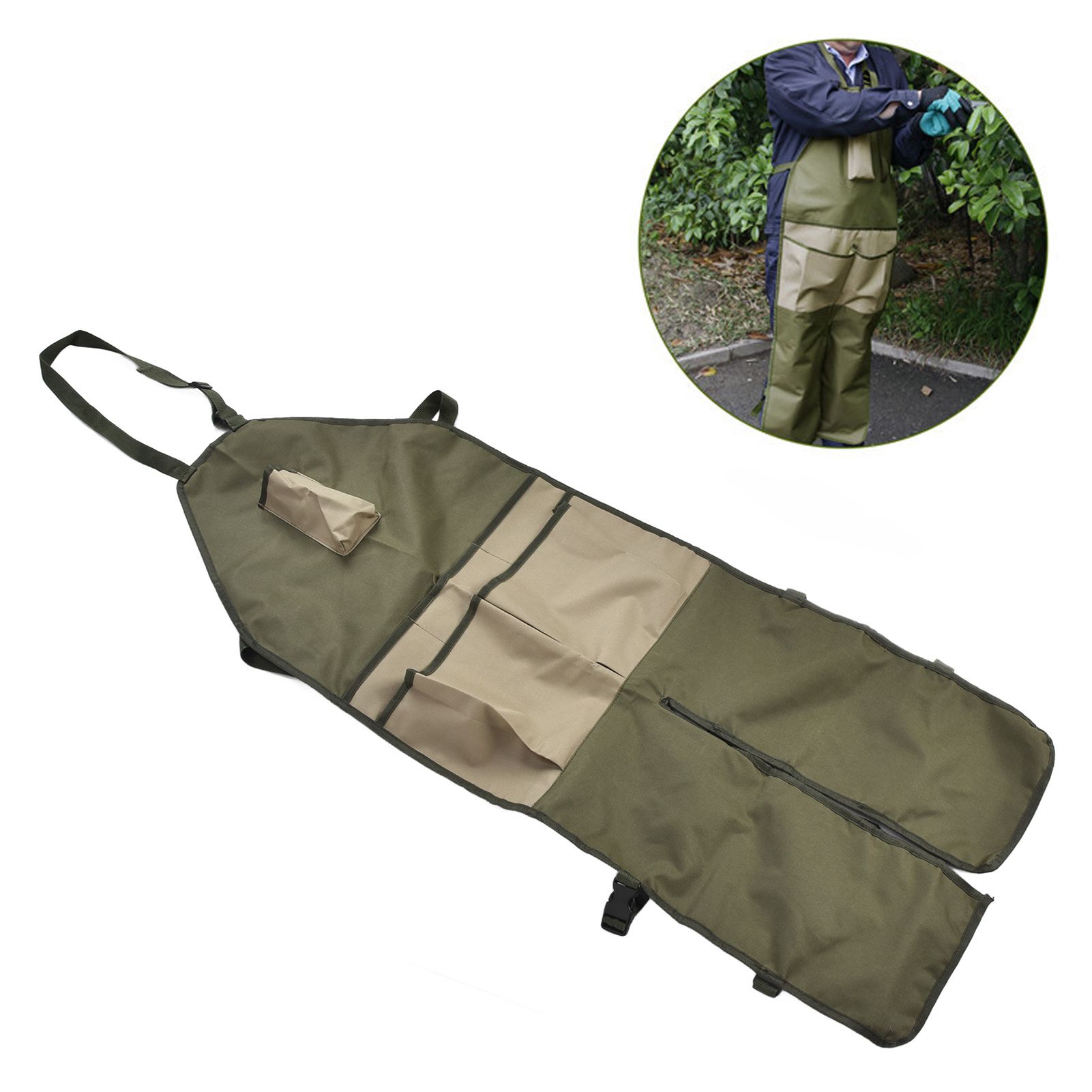 Garden Apron Leg Protection Oxford Cloth Material Regulable Buckle Waterproof view 12