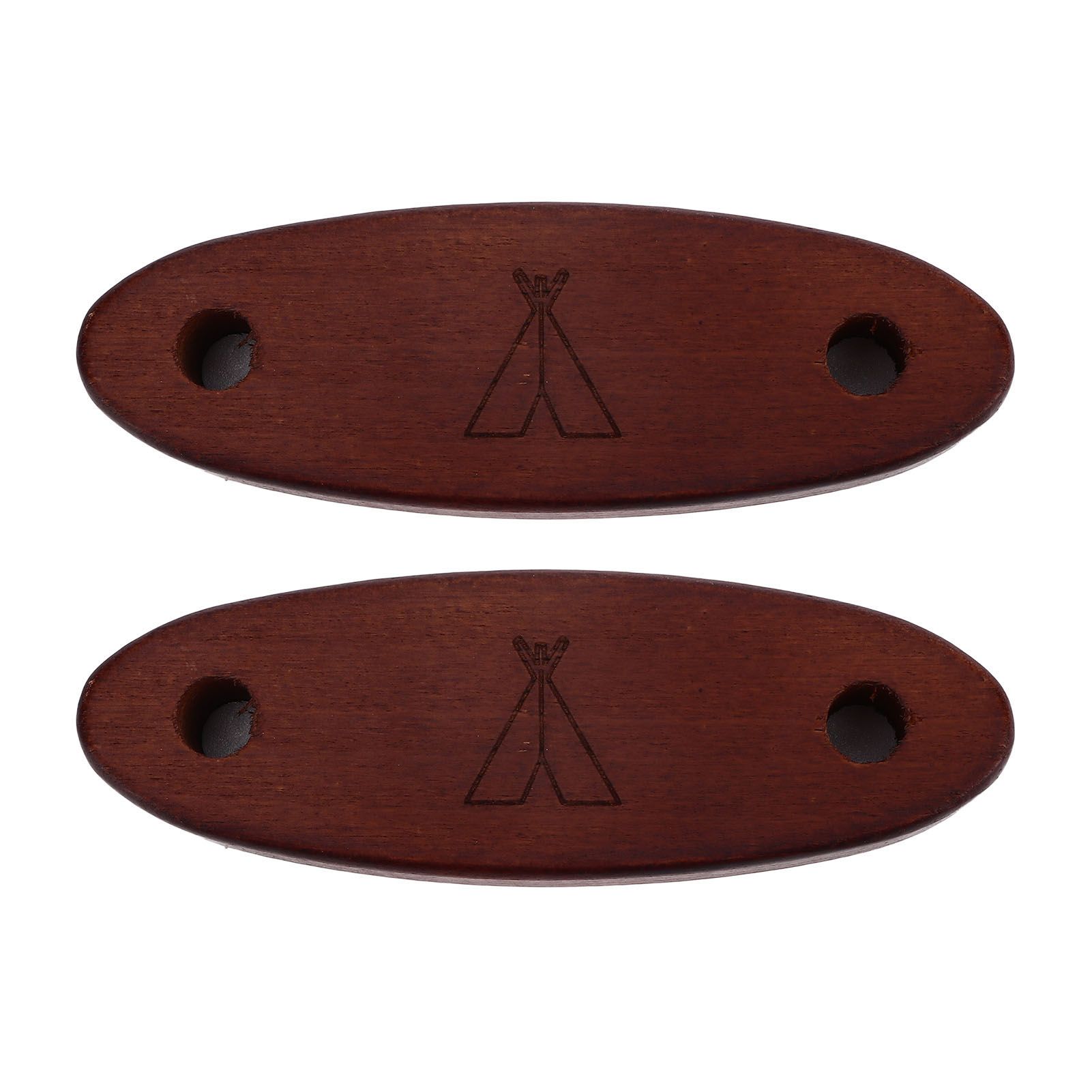 2pcs Wooden Tent Rope Buckle 8mm Windproof Rope Buckle Rope Adjustment view 3