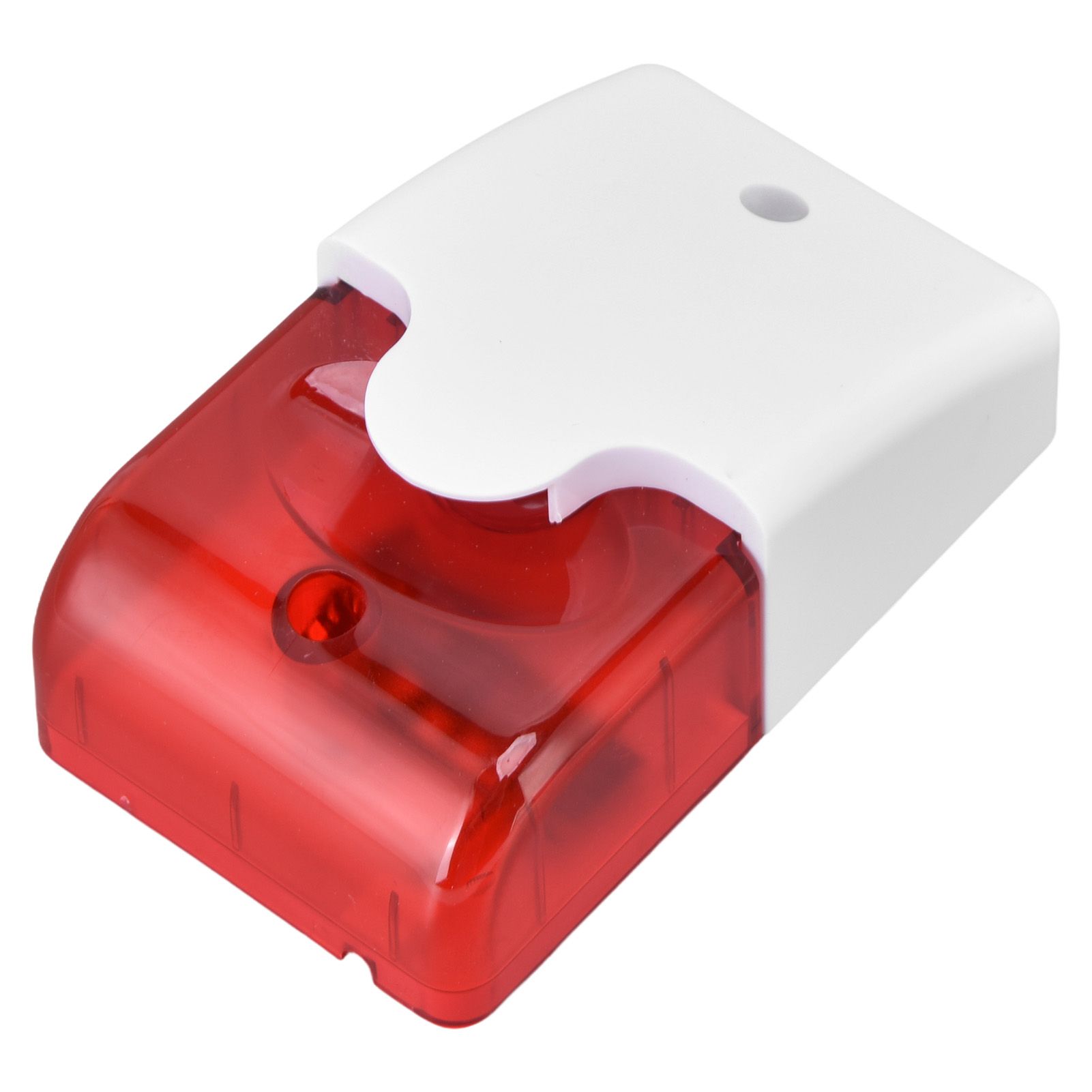 Mini Strobe Siren Wired Alarm Strobe Flashing Light Horn Flash Sound Siren for view 5