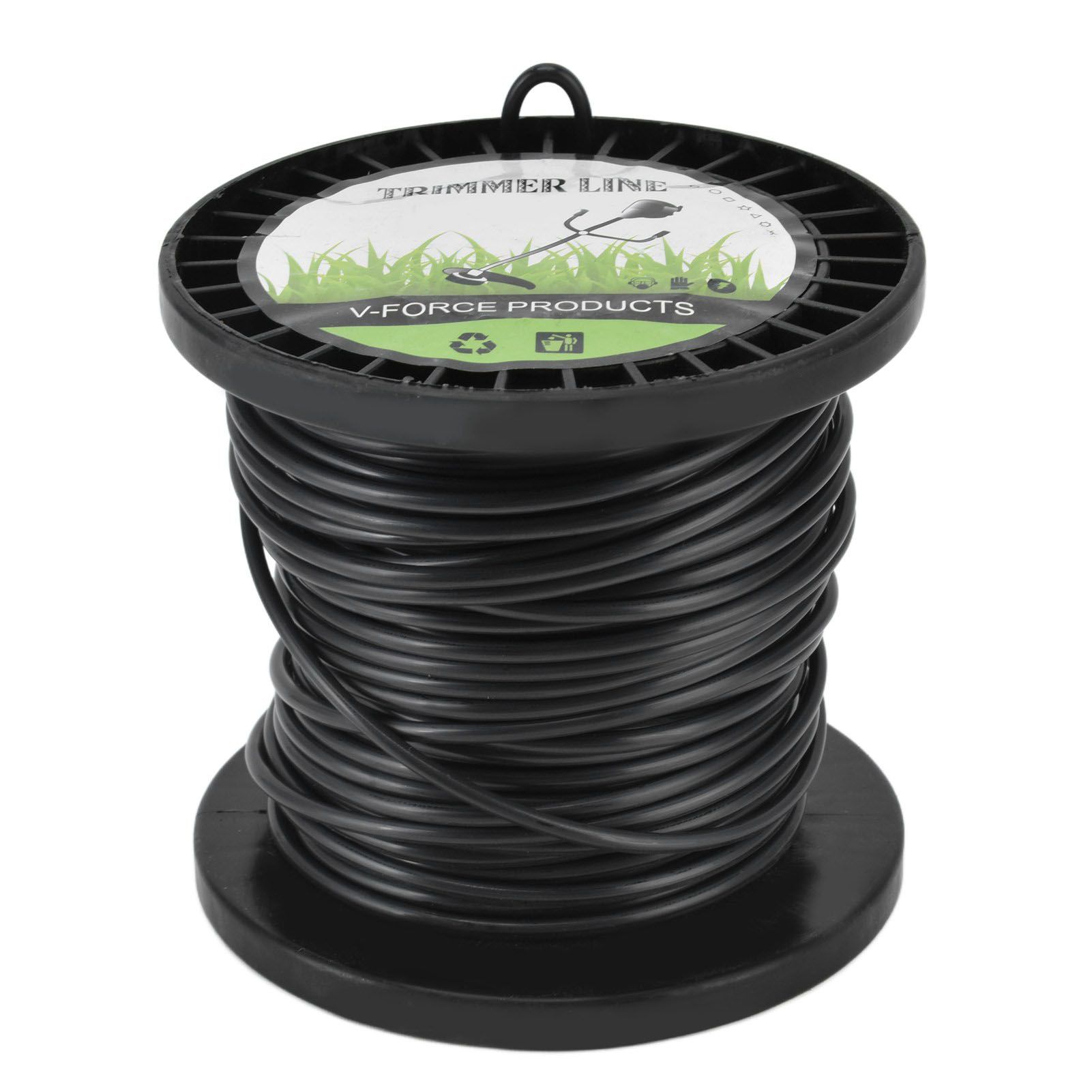 Round String Trimmer Line for Husqvarna 3.3mm Black High Cutting Efficiency view 2