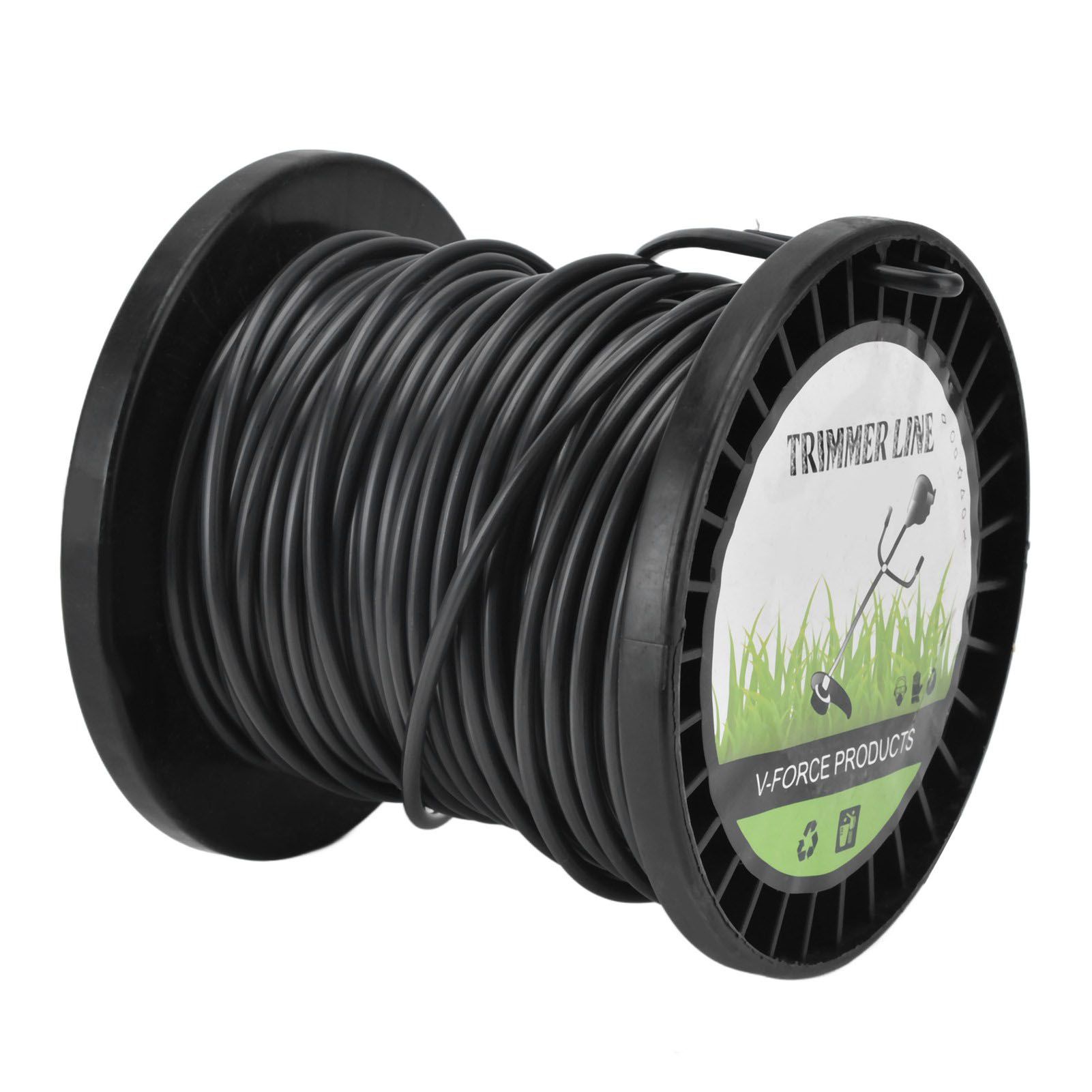 Round String Trimmer Line for Husqvarna 3.3mm Black High Cutting Efficiency view 4