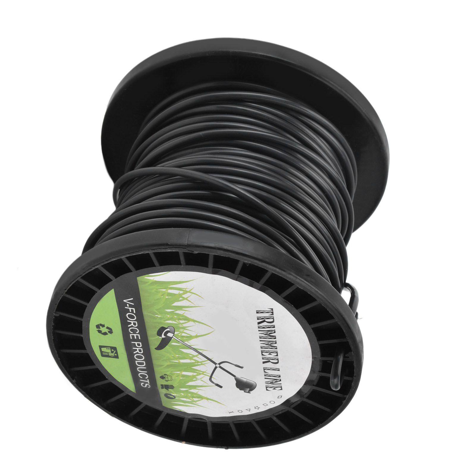 Round String Trimmer Line for Husqvarna 3.3mm Black High Cutting Efficiency view 6