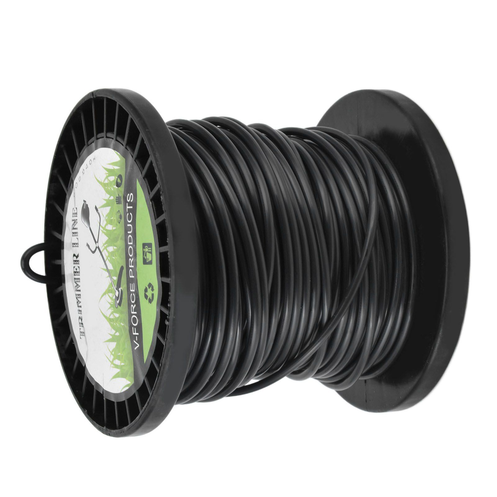 Round String Trimmer Line for Husqvarna 3.3mm Black High Cutting Efficiency view 8
