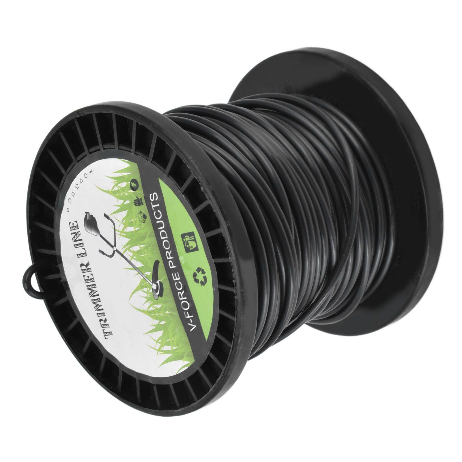 Round String Trimmer Line for Husqvarna 3.3mm Black High Cutting Efficiency view 10