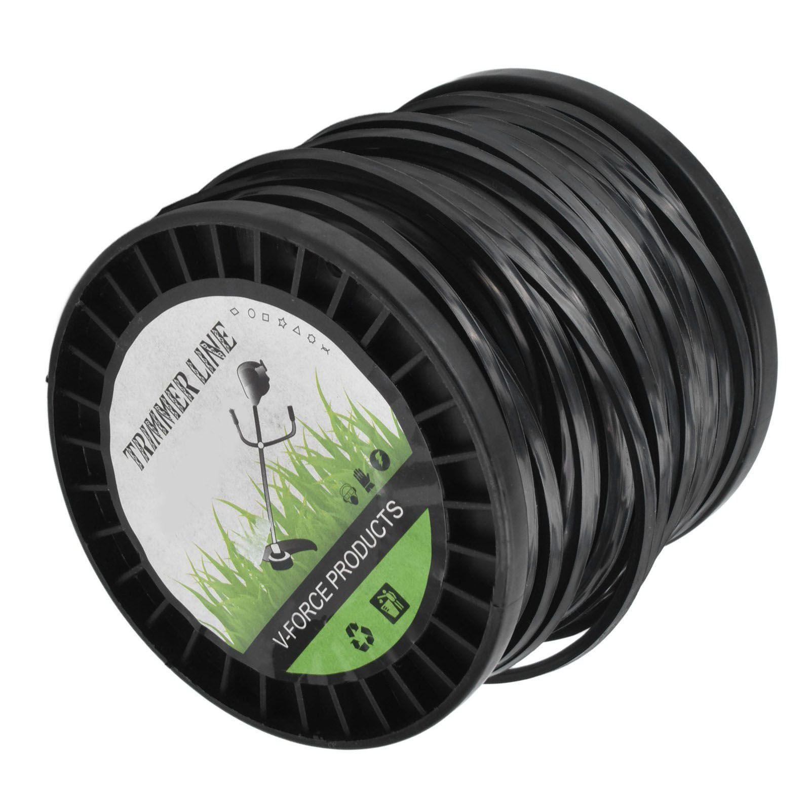 Round String Trimmer Line for Husqvarna 3.3mm Black High Cutting Efficiency view 8