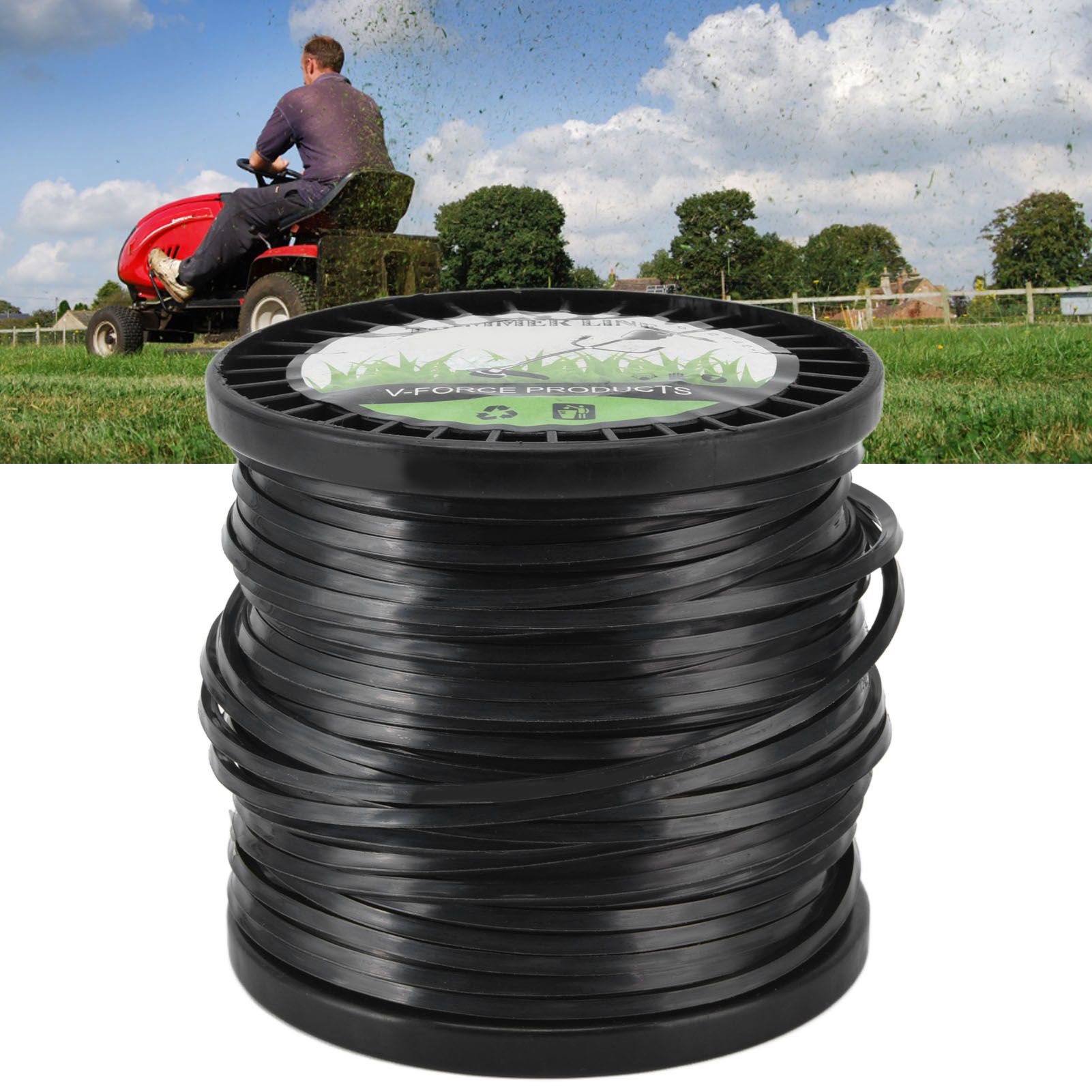 Round String Trimmer Line for Husqvarna 3.3mm Black High Cutting Efficiency view 11