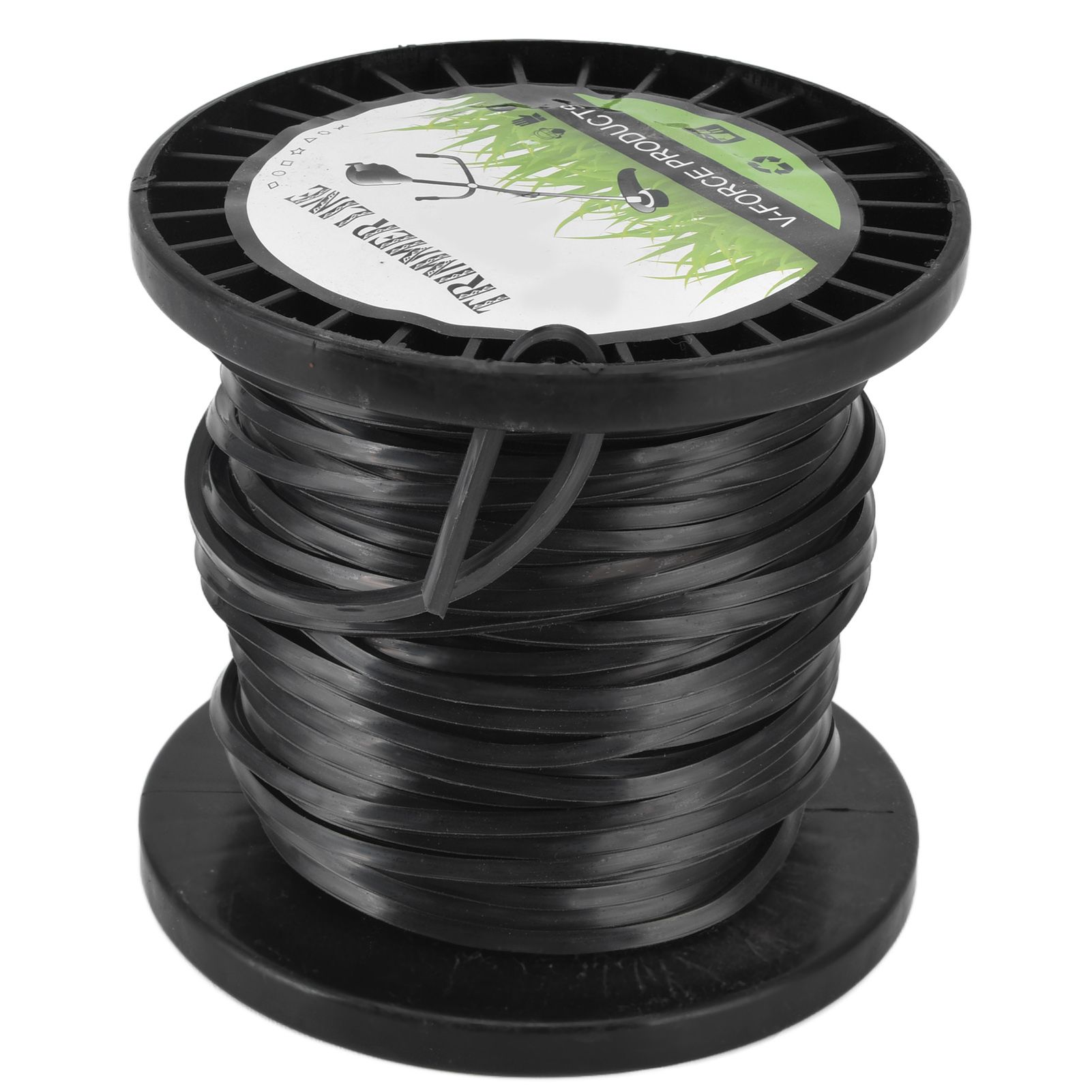 3.3mm String Trimmer Line High Cutting Efficiency Low Noise Quadrate Black view 2