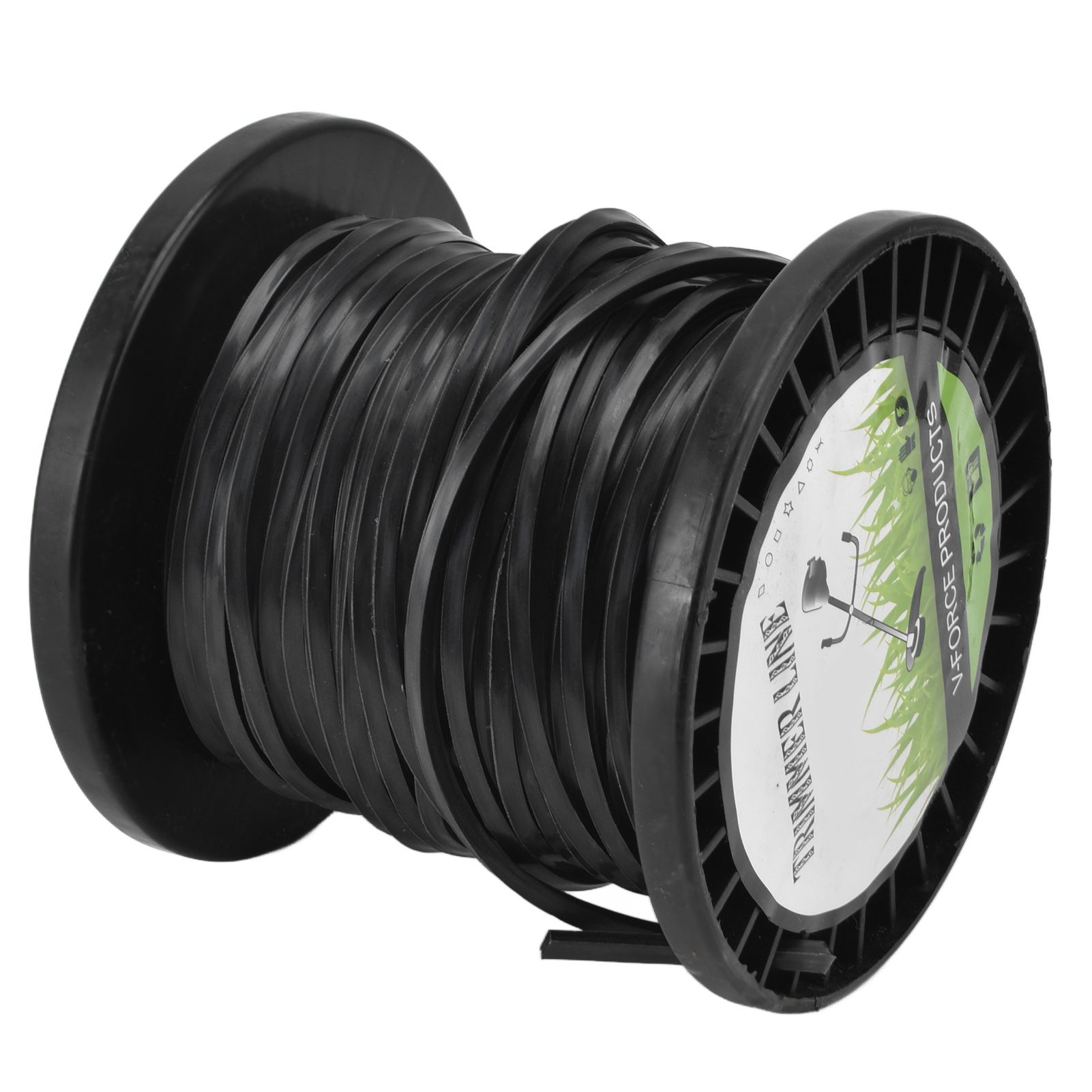 3.3mm String Trimmer Line High Cutting Efficiency Low Noise Quadrate Black view 5