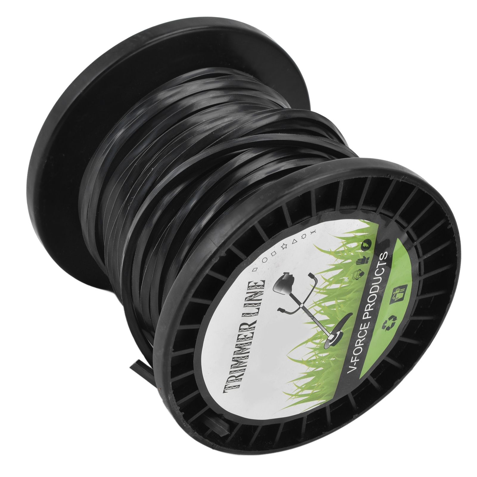 3.3mm String Trimmer Line High Cutting Efficiency Low Noise Quadrate Black view 9