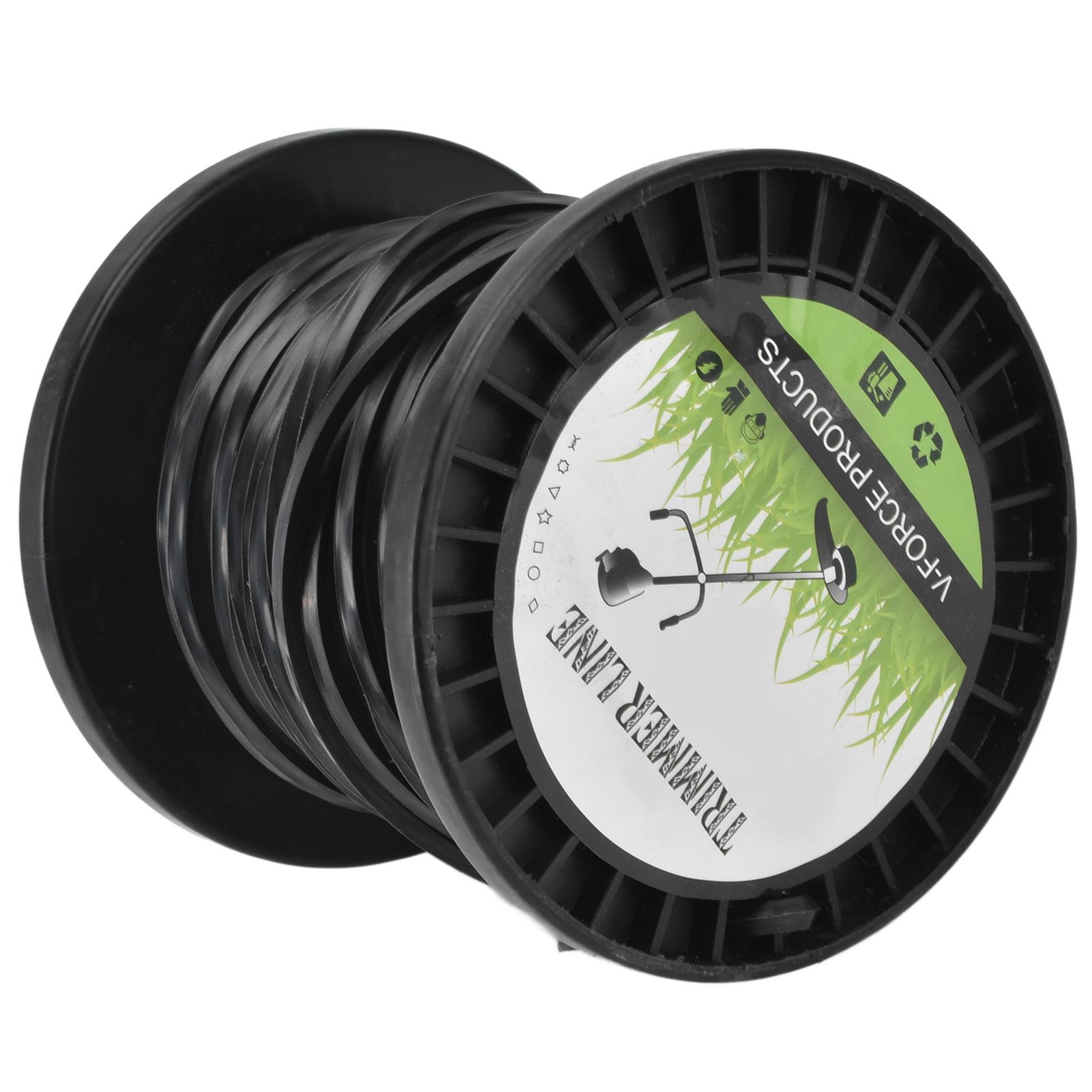 3.3mm String Trimmer Line High Cutting Efficiency Low Noise Quadrate Black view 10