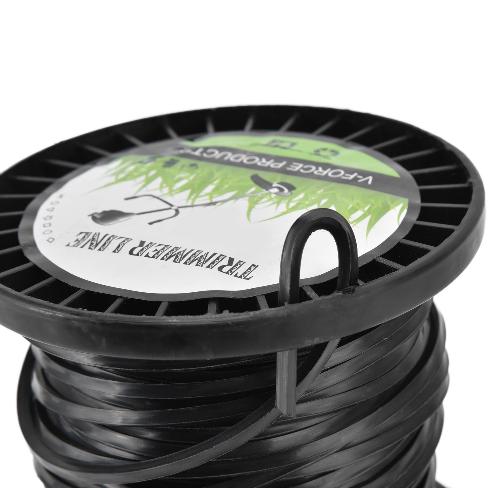 3.3mm String Trimmer Line High Cutting Efficiency Low Noise Quadrate Black view 13