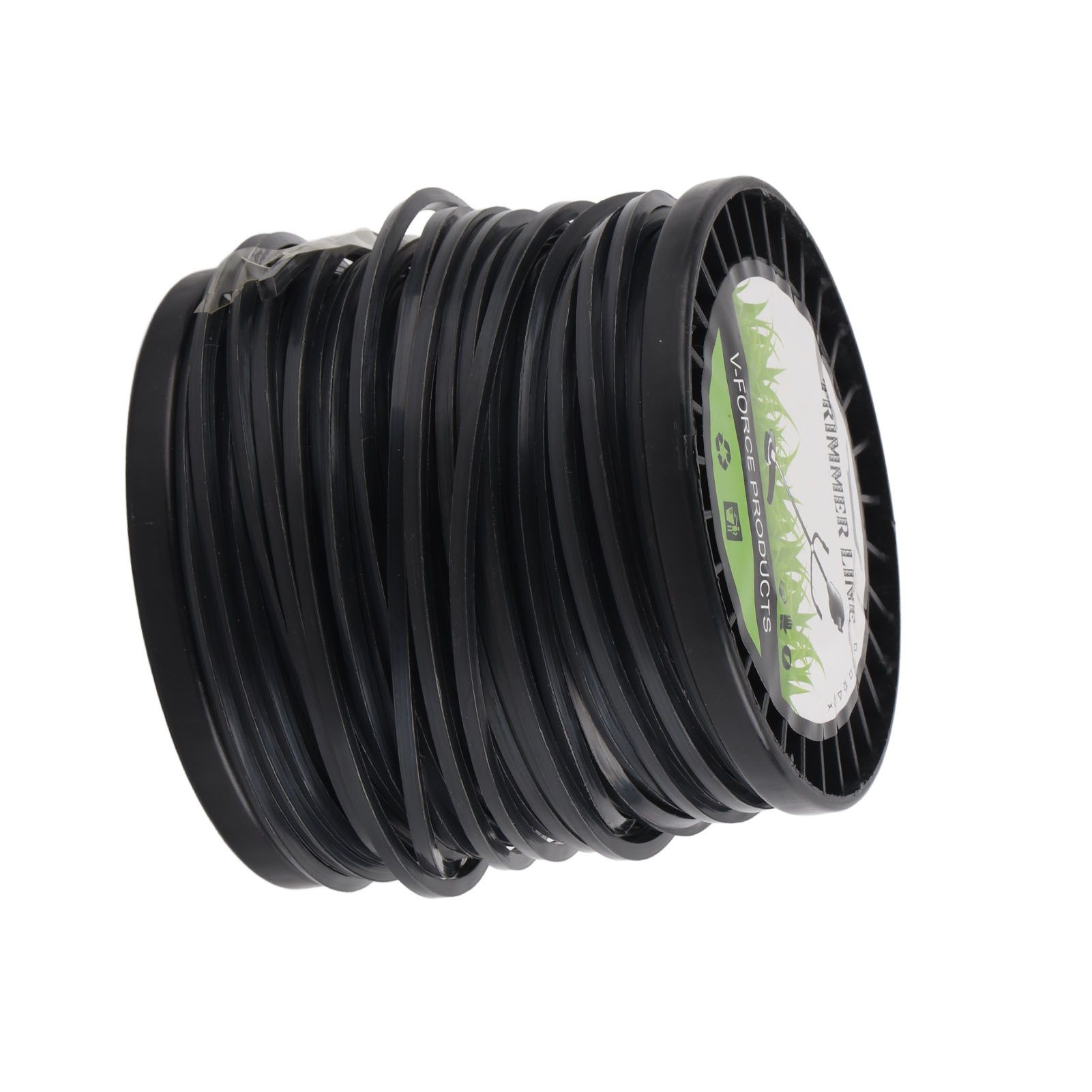 3.3mm String Trimmer Line High Cutting Efficiency Low Noise Quadrate Black view 4