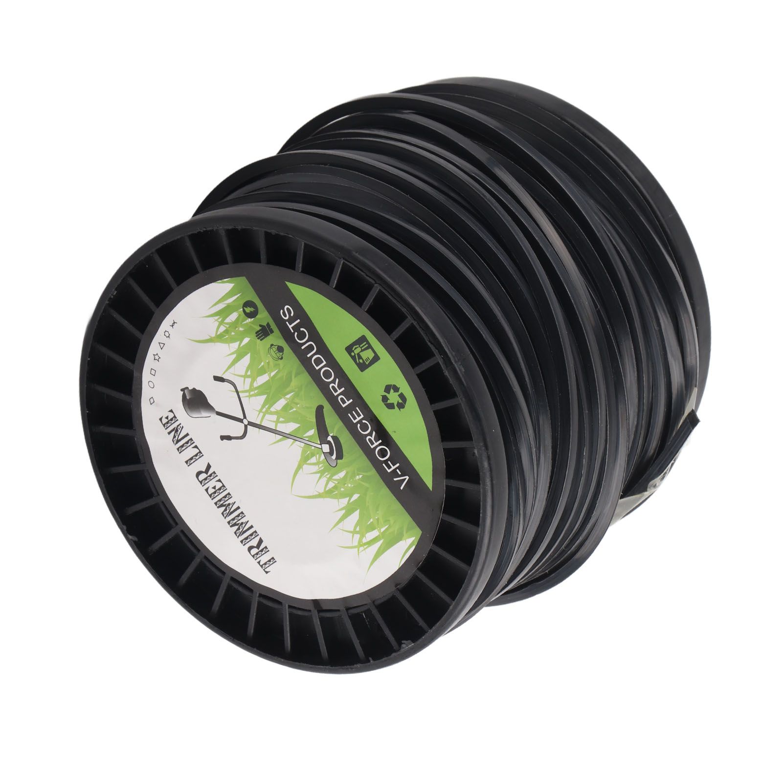3.3mm String Trimmer Line High Cutting Efficiency Low Noise Quadrate Black view 6