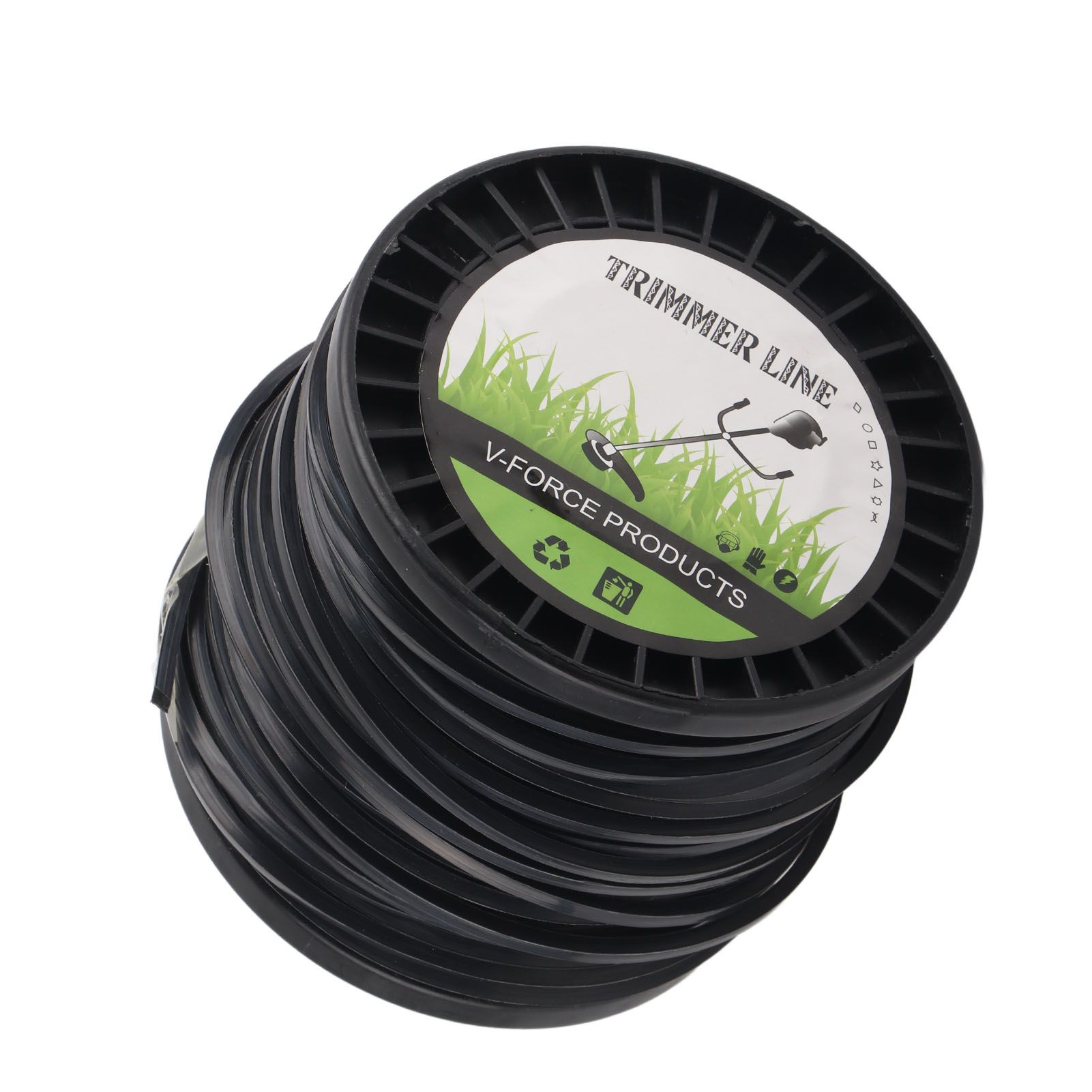 3.3mm String Trimmer Line High Cutting Efficiency Low Noise Quadrate Black view 7