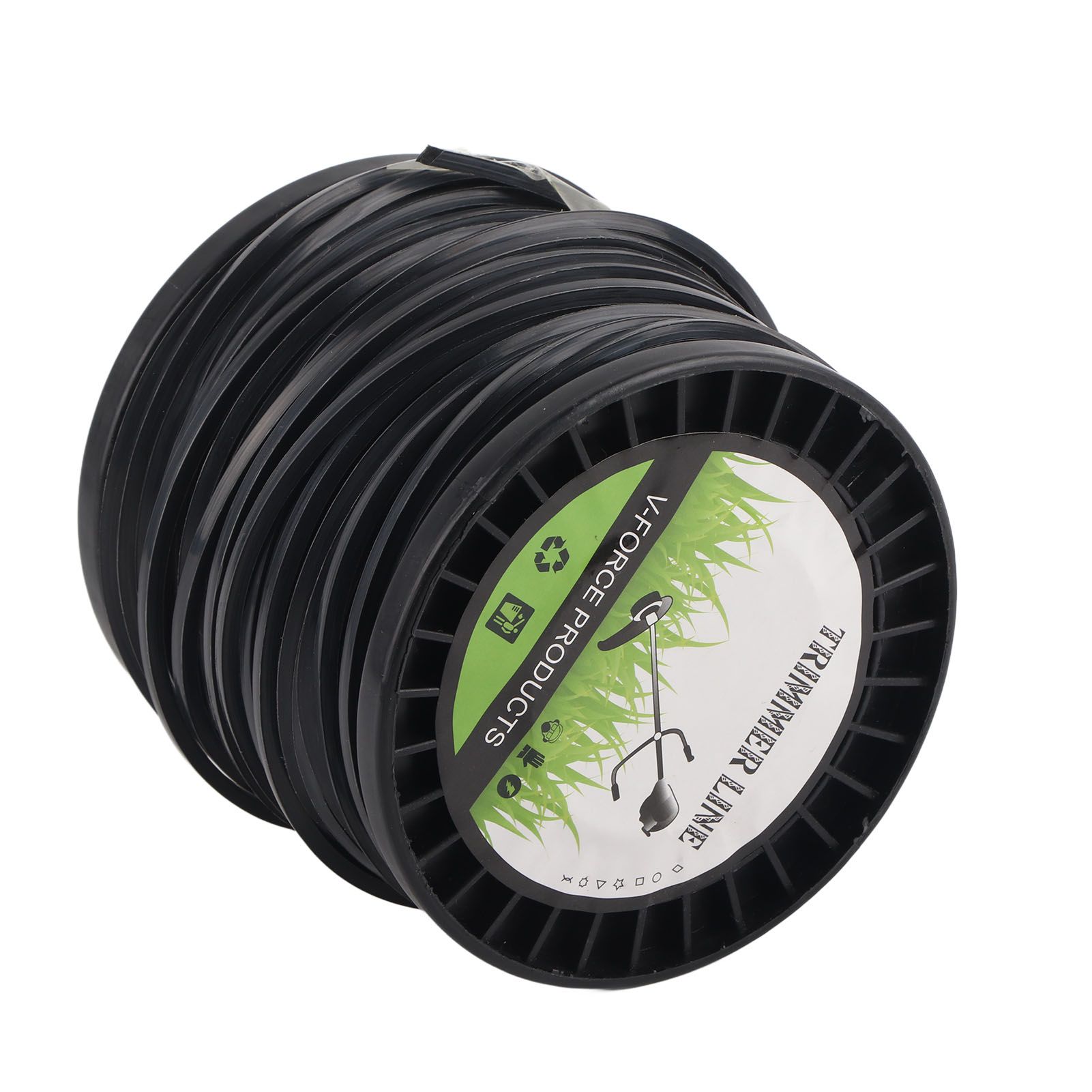 3.3mm String Trimmer Line High Cutting Efficiency Low Noise Quadrate Black view 8