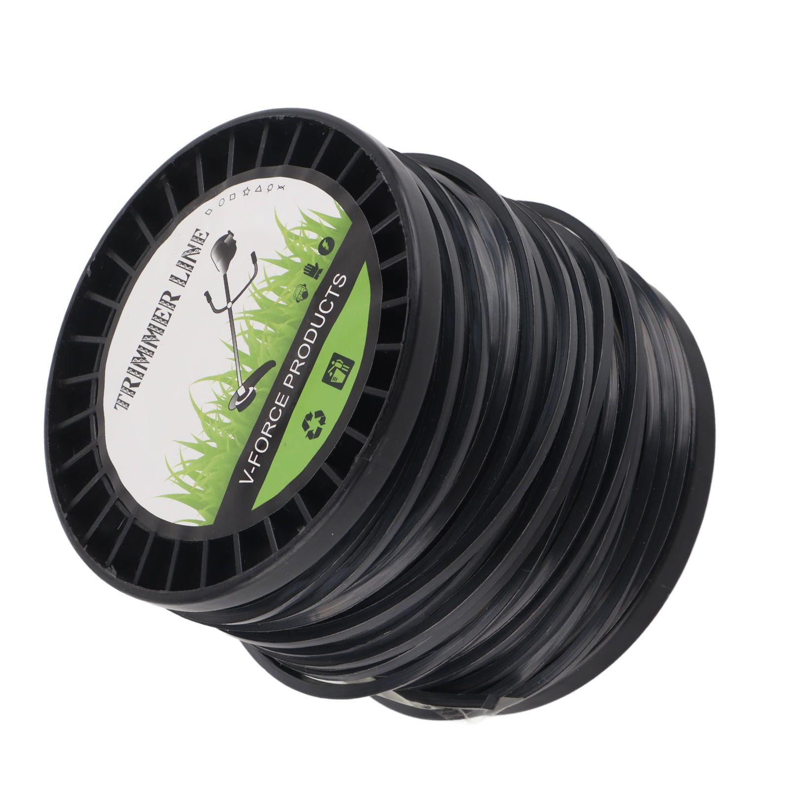3.3mm String Trimmer Line High Cutting Efficiency Low Noise Quadrate Black view 9