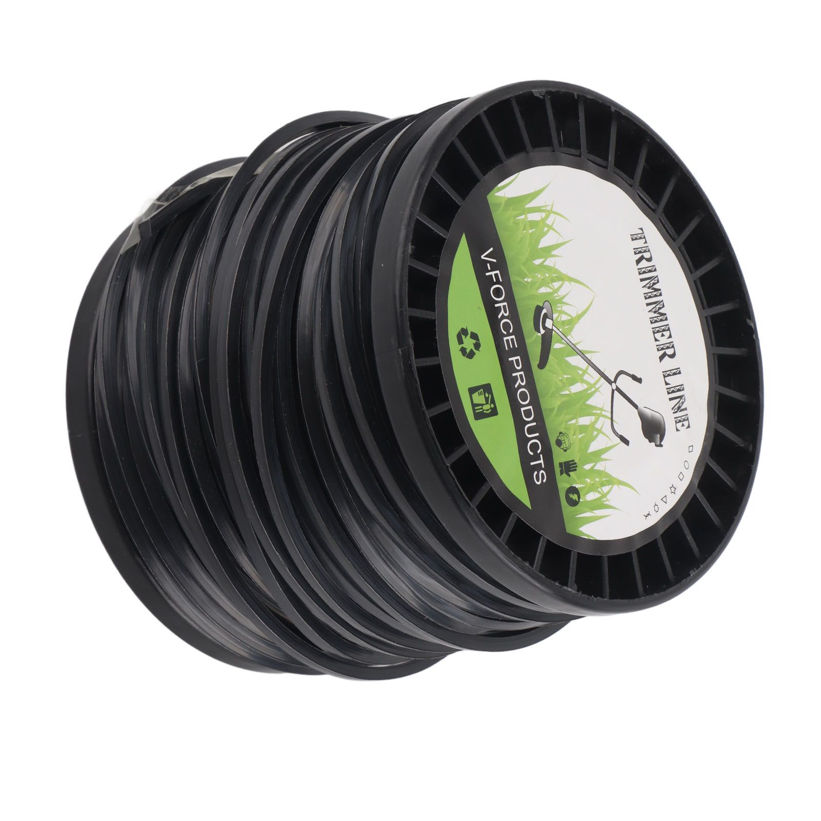 3.3mm String Trimmer Line High Cutting Efficiency Low Noise Quadrate Black view 10