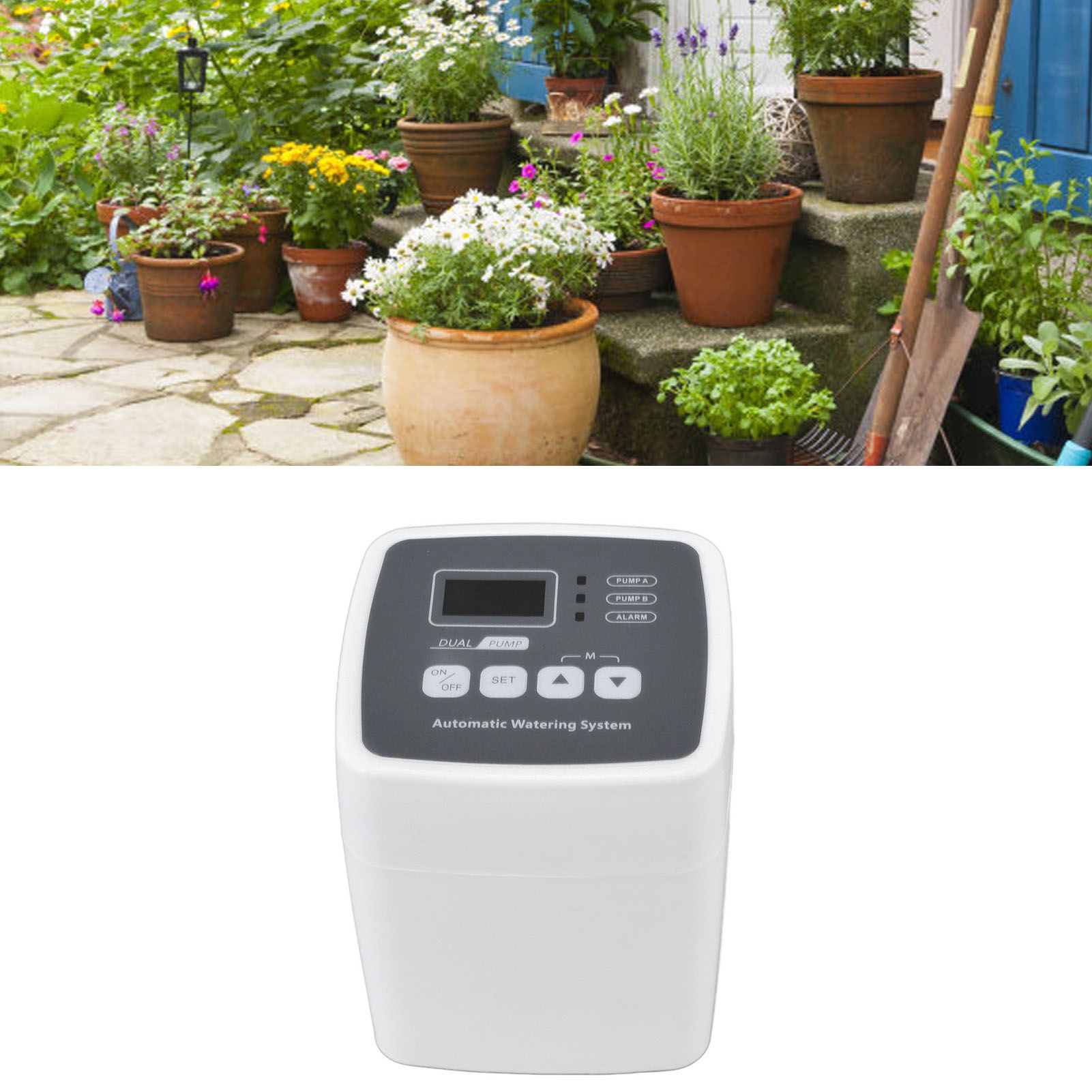 Smart Irrigation Timer Double Pump Automatic Watering Controller Garden Water view 11
