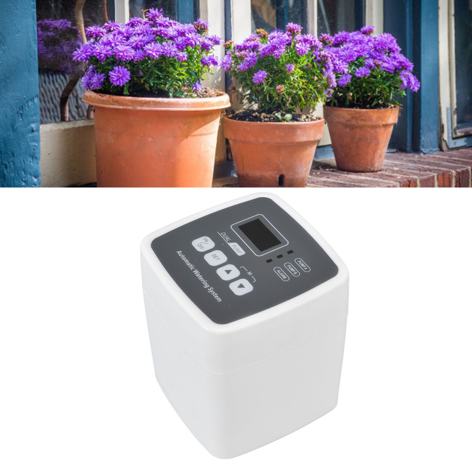 Smart Irrigation Timer Double Pump Automatic Watering Controller Garden Water view 12