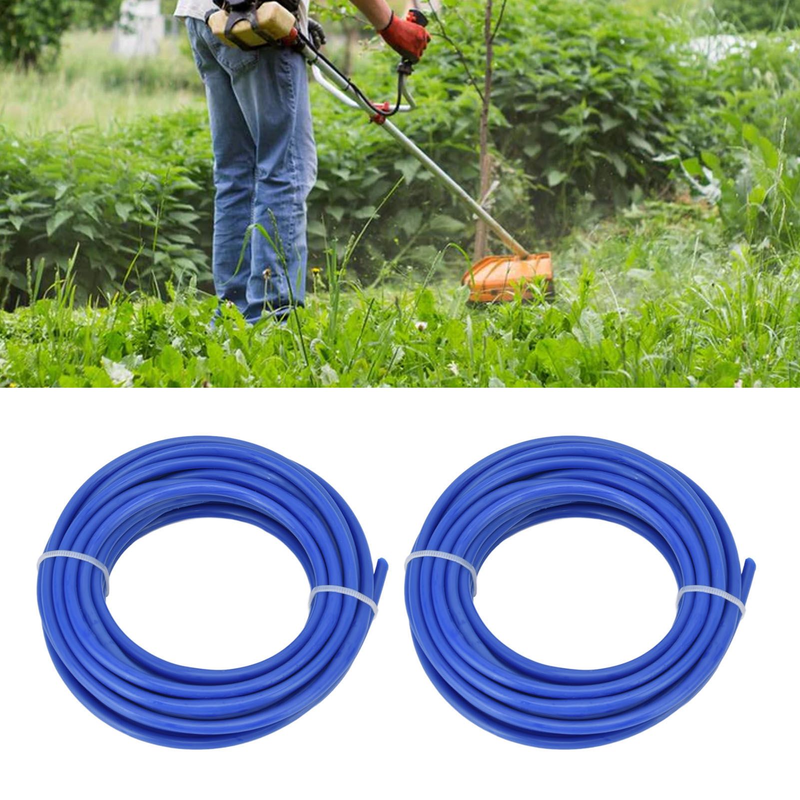 2PCS 4mm String Trimmer Line Nylon Round Trimmer Line Blue Lawn Mower view 11
