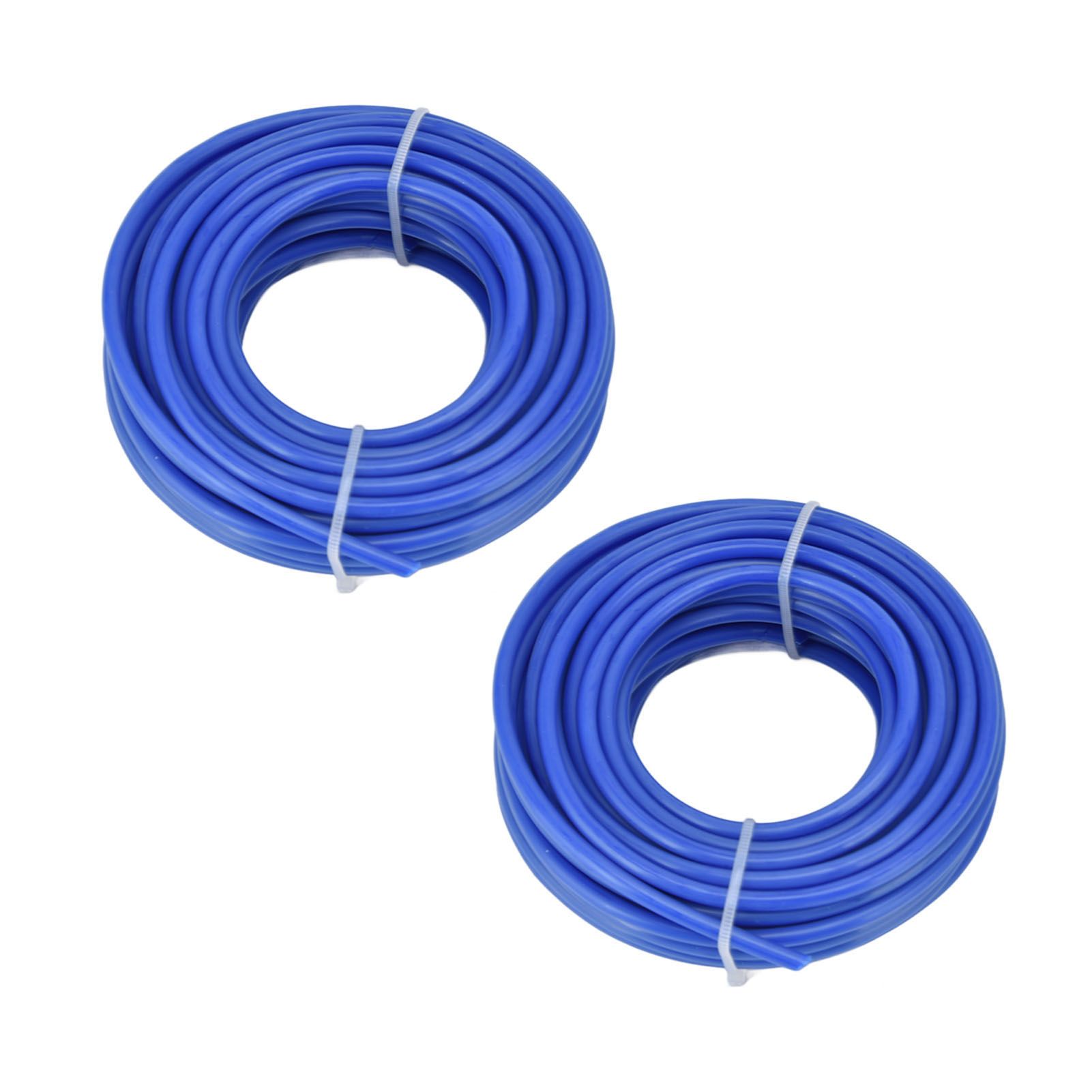 2PCS 4mm String Trimmer Line Nylon Round Trimmer Line Blue Lawn Mower view 9
