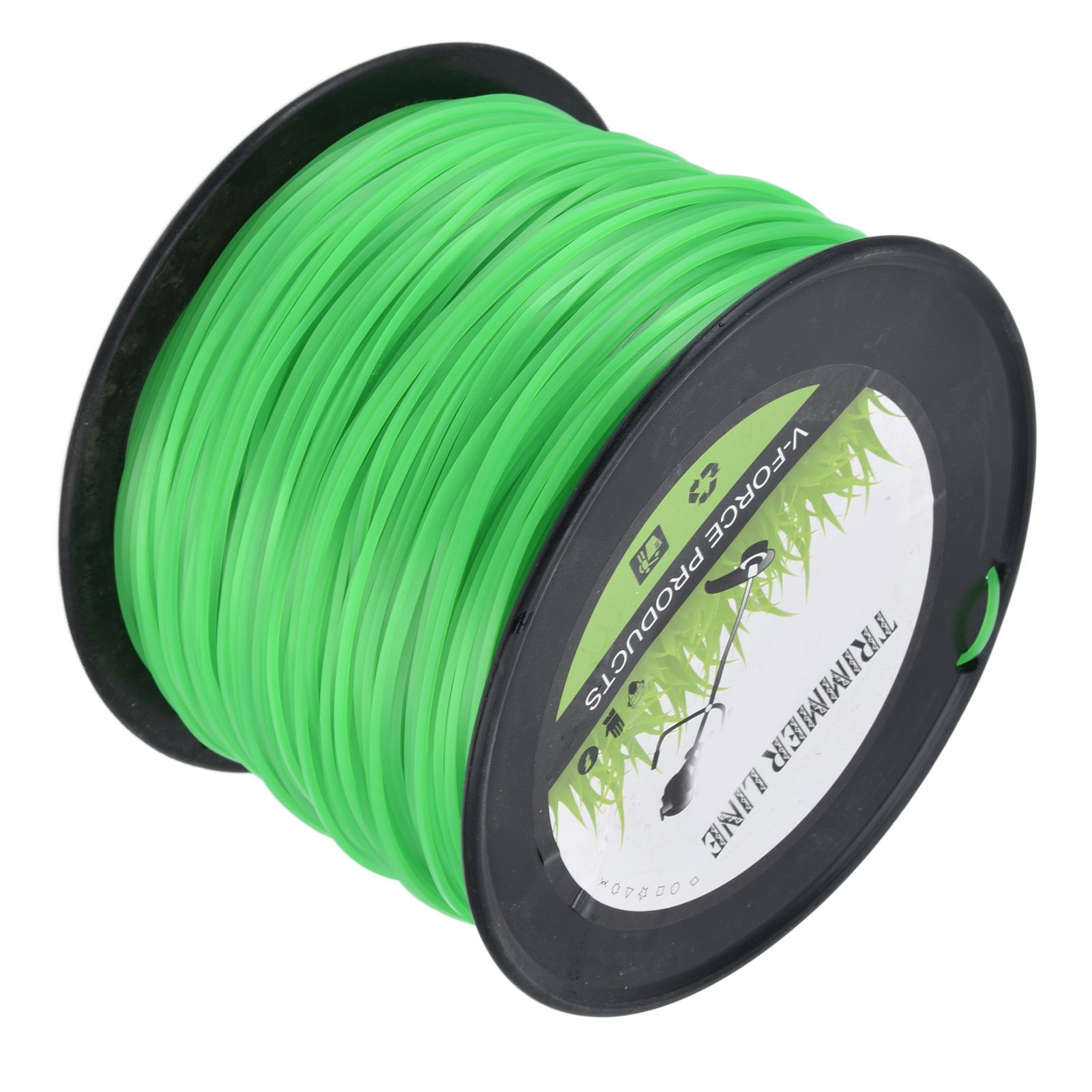 2.0mm 372 Meters Trimmer Line Lawn Mower String Cord Green String Trimmer Line view 2