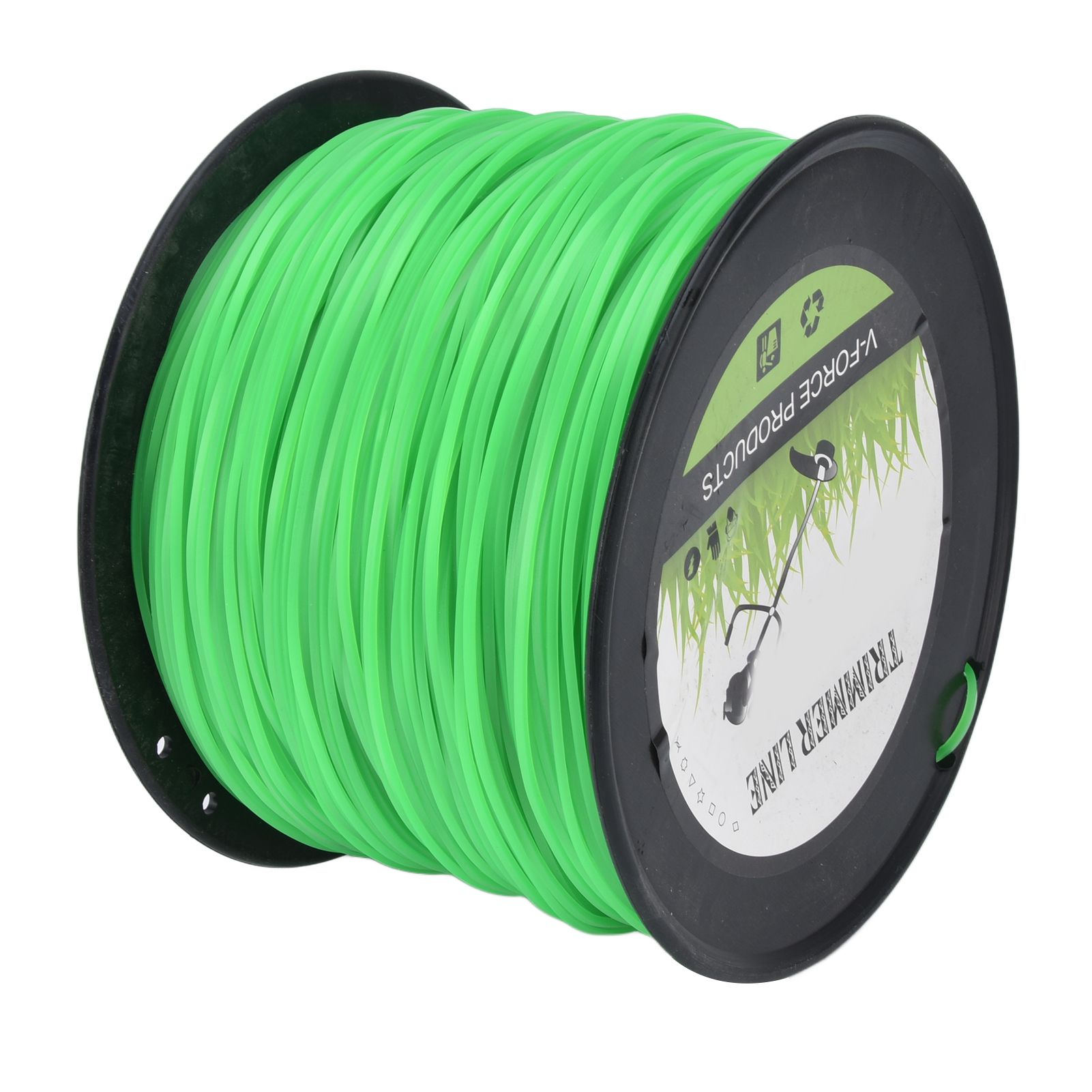 2.0mm 372 Meters Trimmer Line Lawn Mower String Cord Green String Trimmer Line view 4