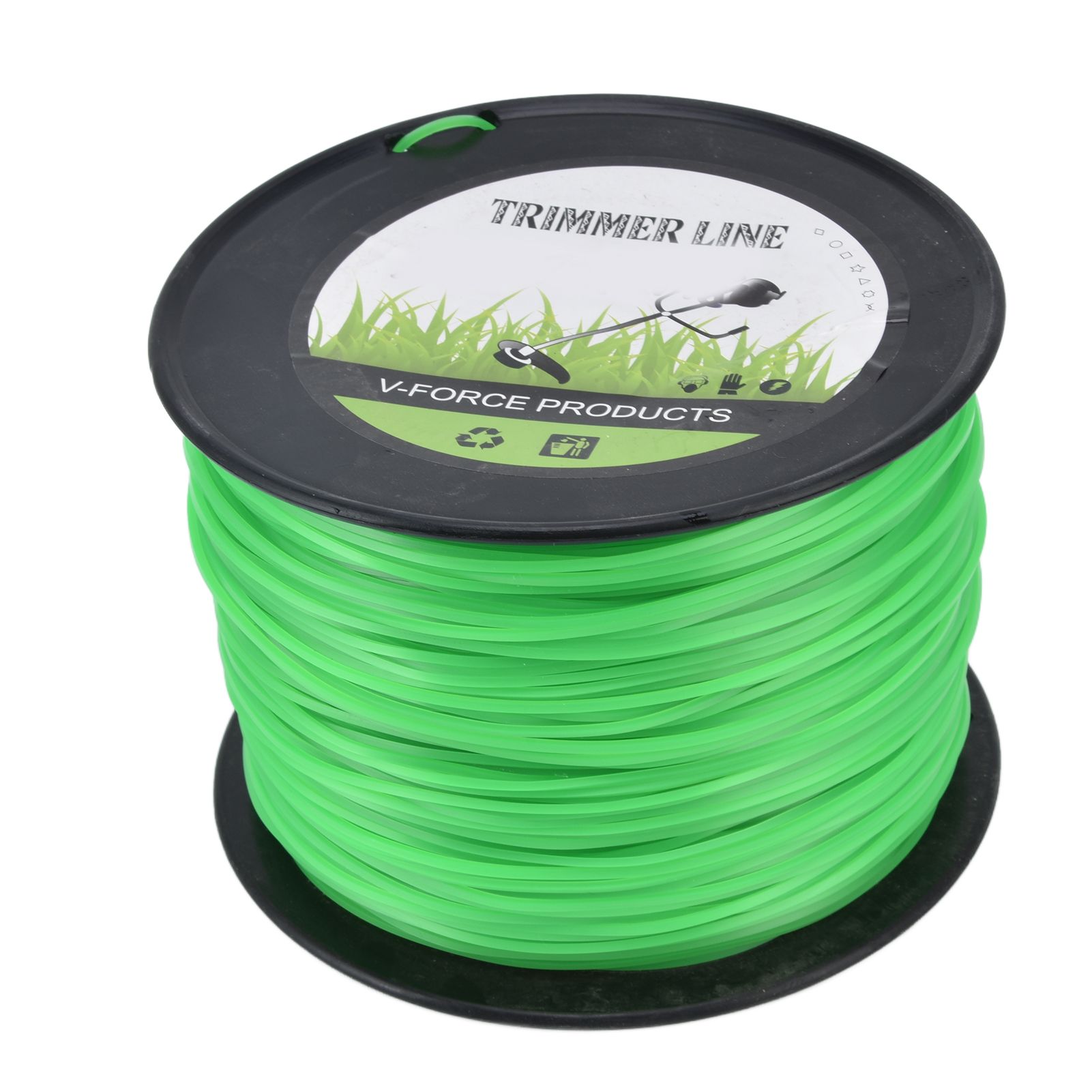 2.0mm 372 Meters Trimmer Line Lawn Mower String Cord Green String Trimmer Line view 9