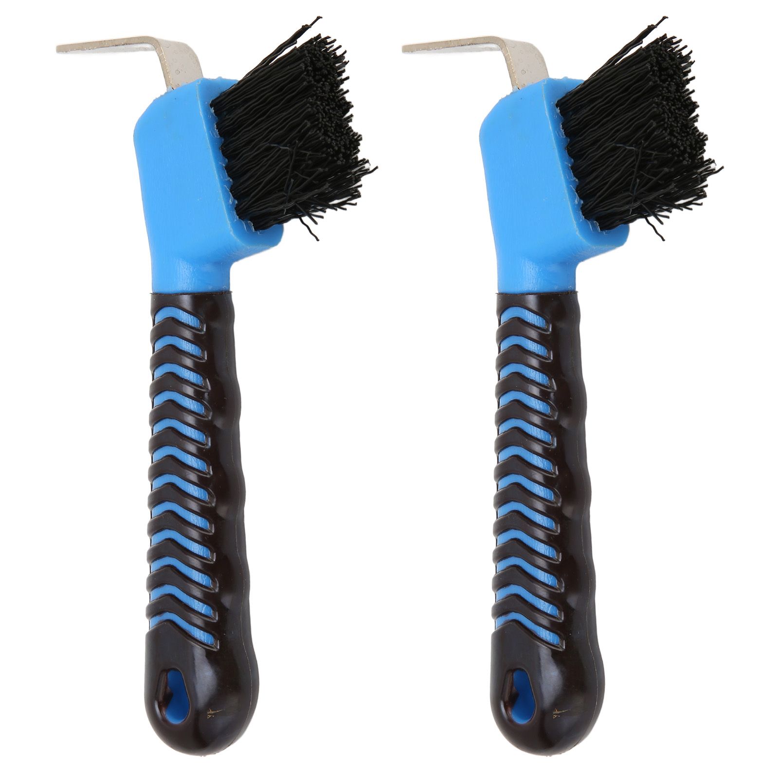 2Pcs Horse Hoof Pick Brushes Horse Hoof Cleaning Tool with Soft Touch Rubber view 10